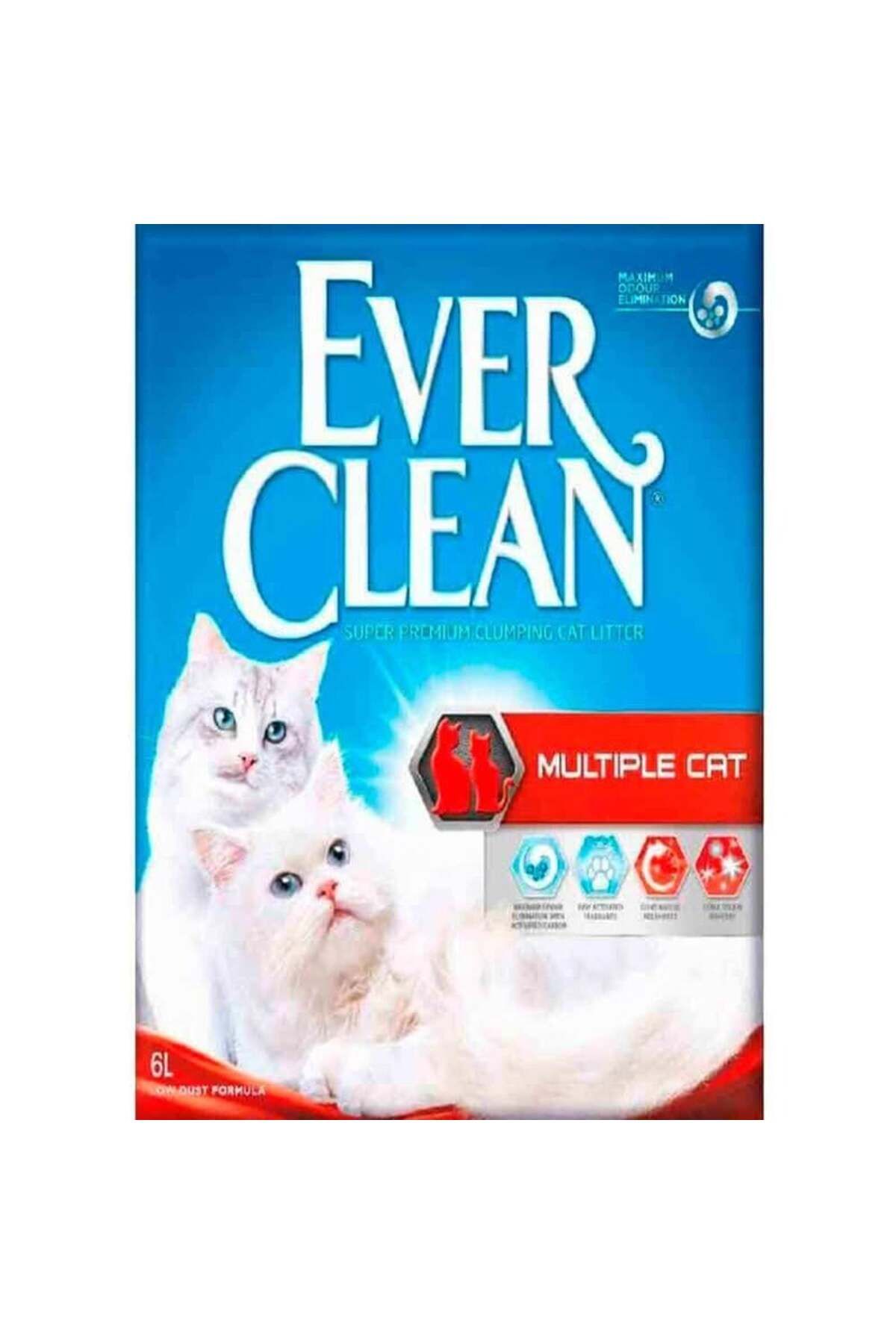 Ever Clean Multiple Cat DoğalKedi Kumu 6 Lt