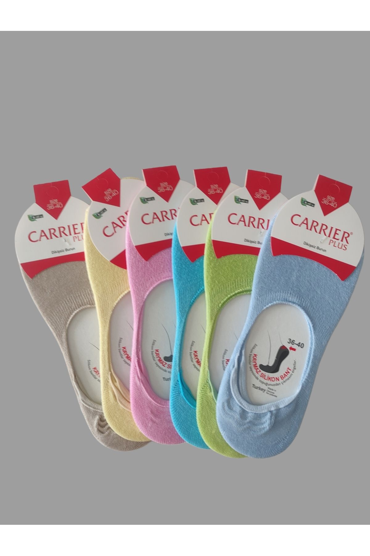 Carrier Plus Bambu babetçorap/6 adet