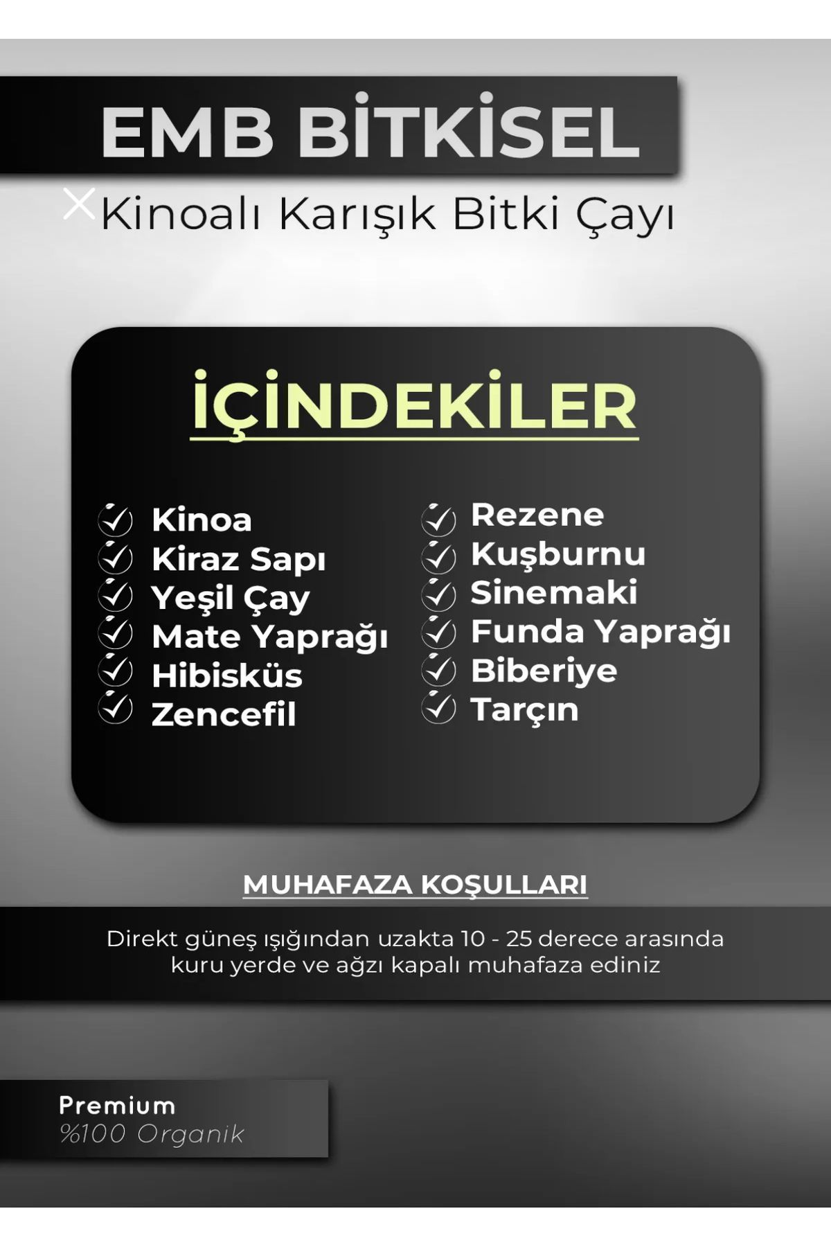 Kilo Vermeye Yardımcı Zayıflama1 Detoks Kinoa Çayı 3 Lü Set