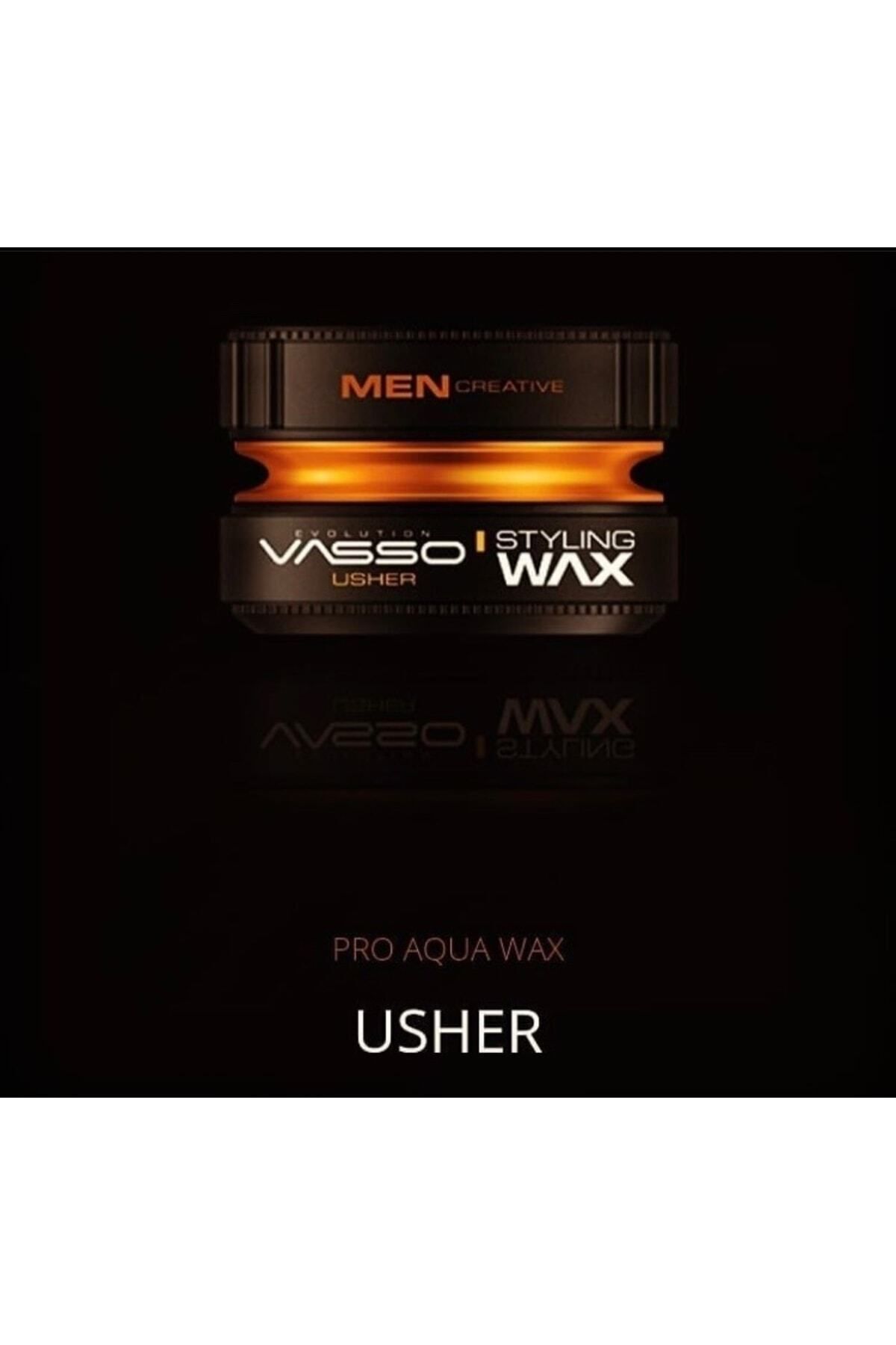 24 Saat Tüm Saç Tipleri Için Parlaklık Ve Güçlü Tutuş Kazandıran Wax - Usher Pro Aqua 150 ml