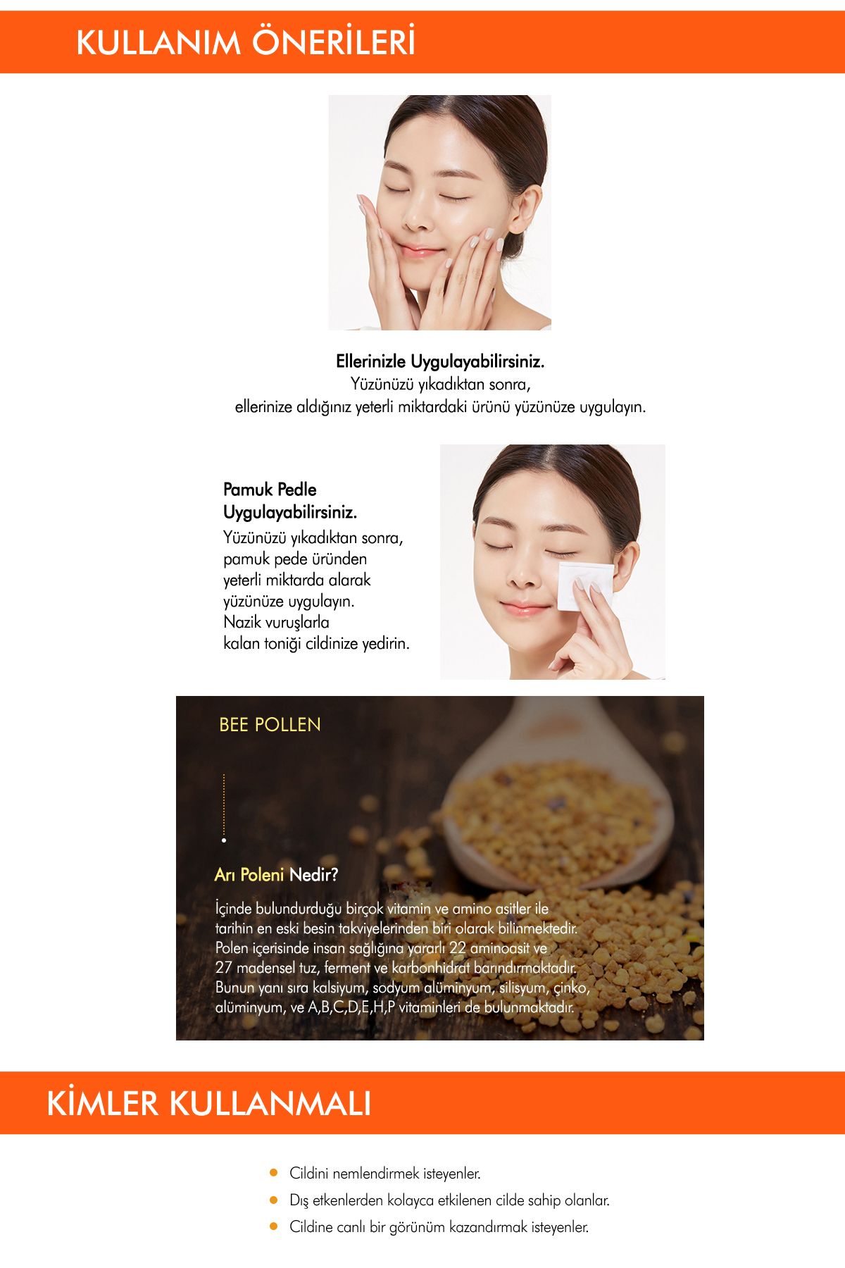 Arı Poleni İçeren Yoğun Besleyici Yenileyici Tonik 150ml Bee Pollen Renew Ampoule Skin