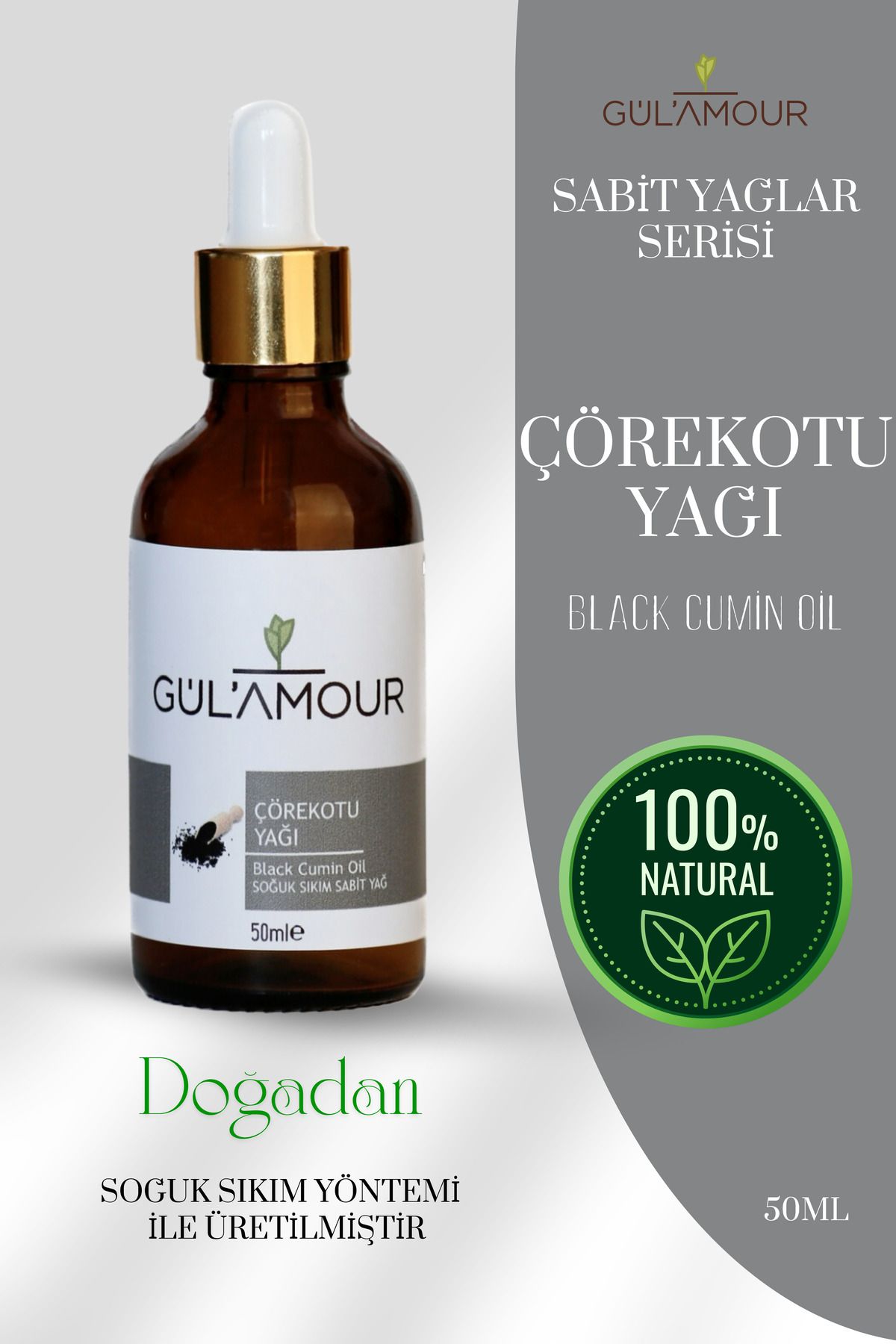 GÜLAMOUR %100 SAF ÇÖREKOTUYAĞI