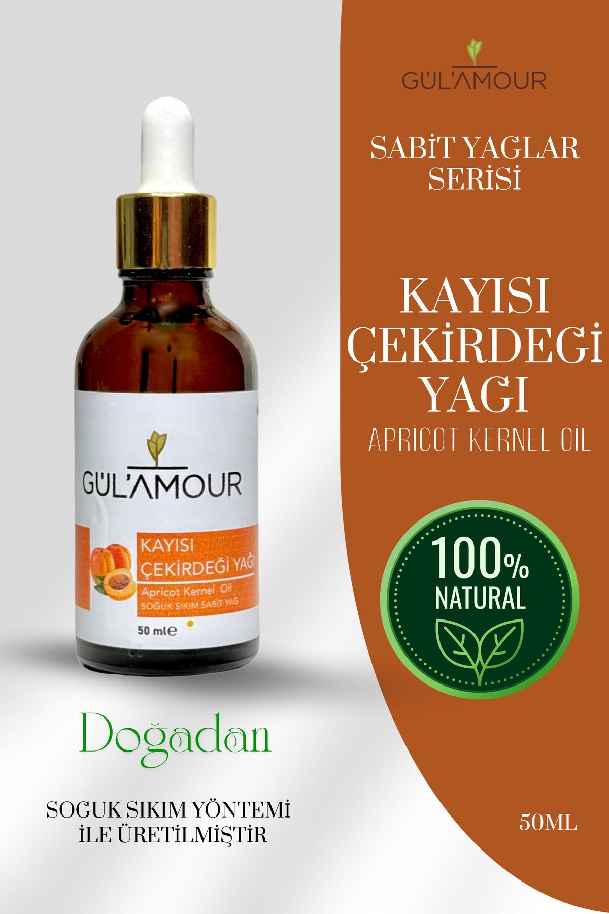 GÜLAMOUR %100 SAF KAYISIÇEKİRDEĞİ YAĞI