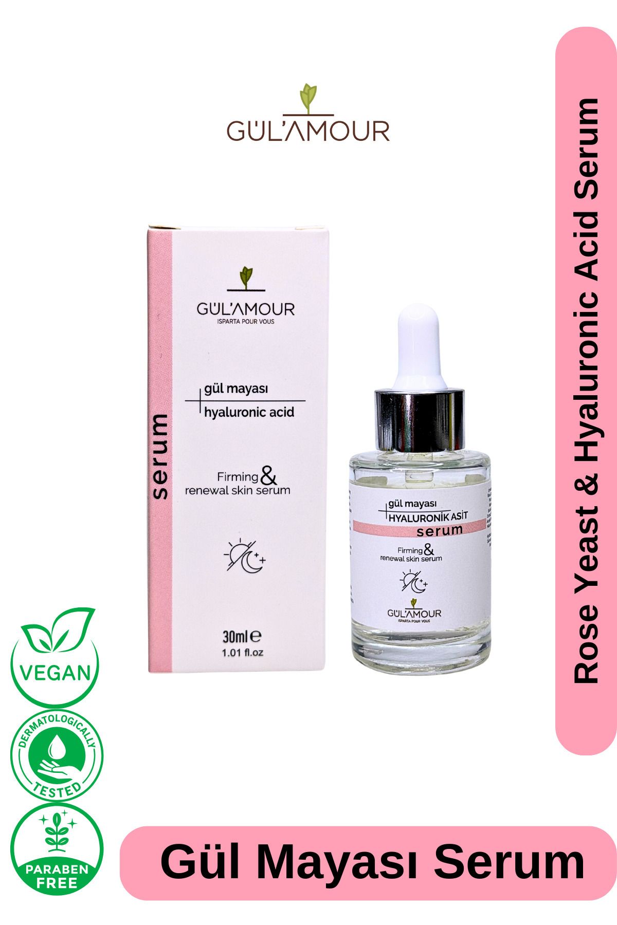 GÜLAMOUR Gül Mayası +Hyaluronic Acid Yenileyi...