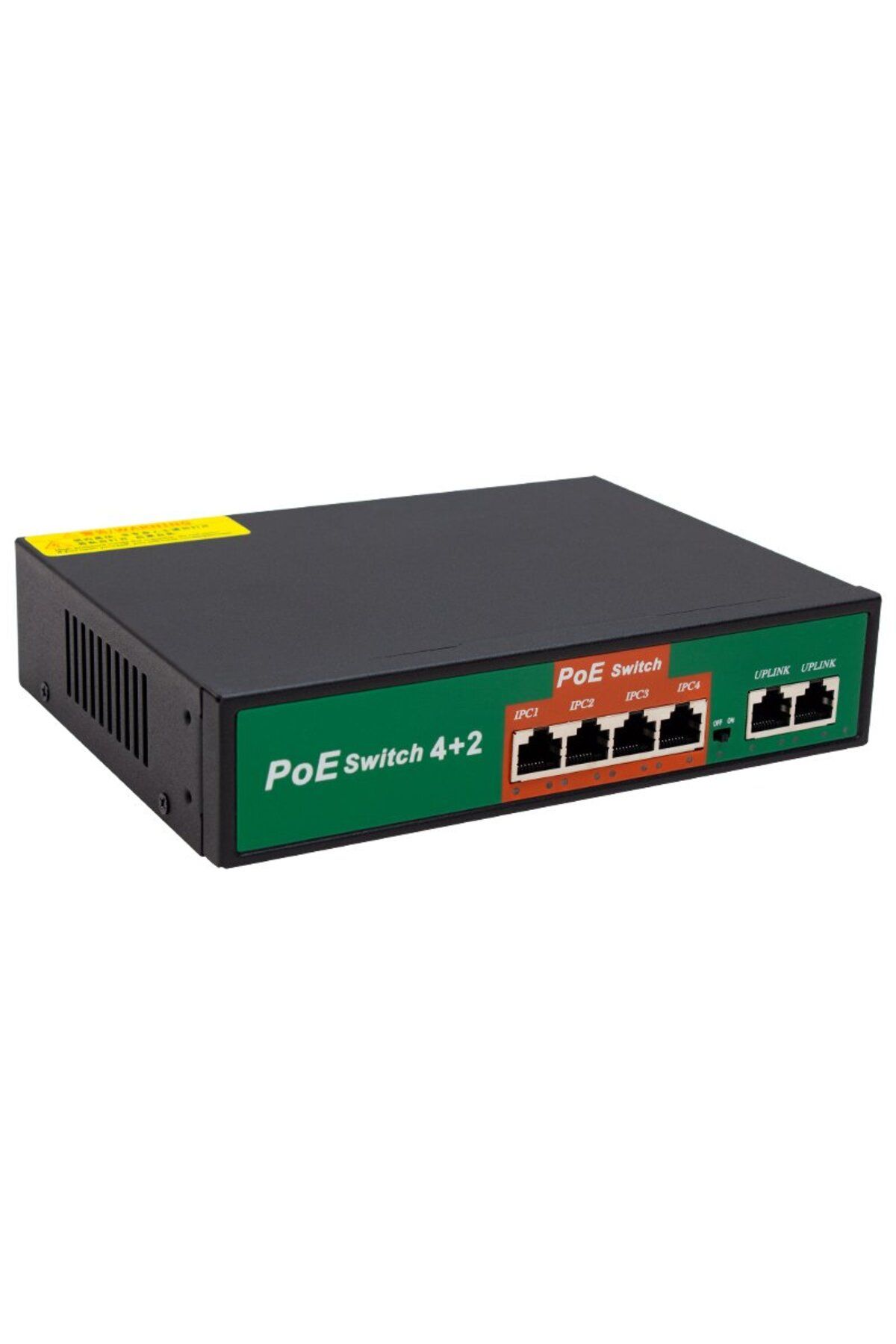 BORES 72W 10/100 MBPS 4+2PORT POE ETHERNET SW...