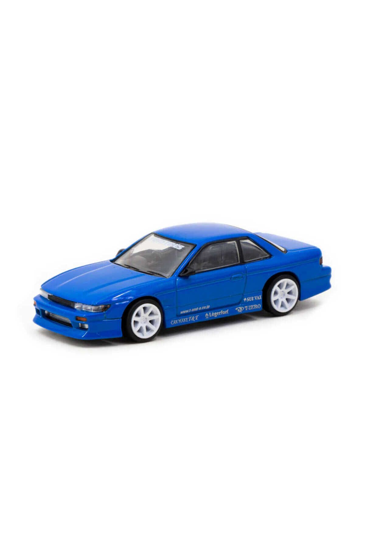 Tarmac Works 1/64 VERTEX Nissan Silvia S13 Blue Metallic TOYO TIRES - GLOBAL64 T64G-025-BL