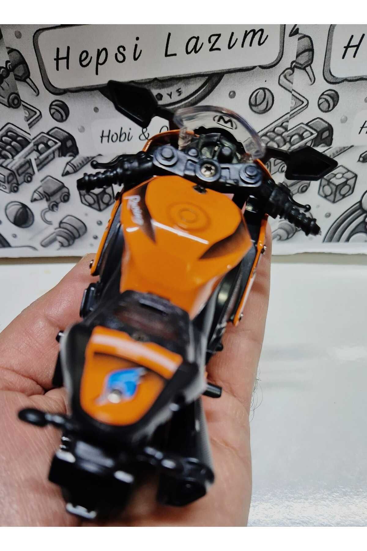 Honda CBR Oyuncak Motor Diecast Motorsiklet Metal Model Araç Çek Bırak Koleksiyon 13 CM