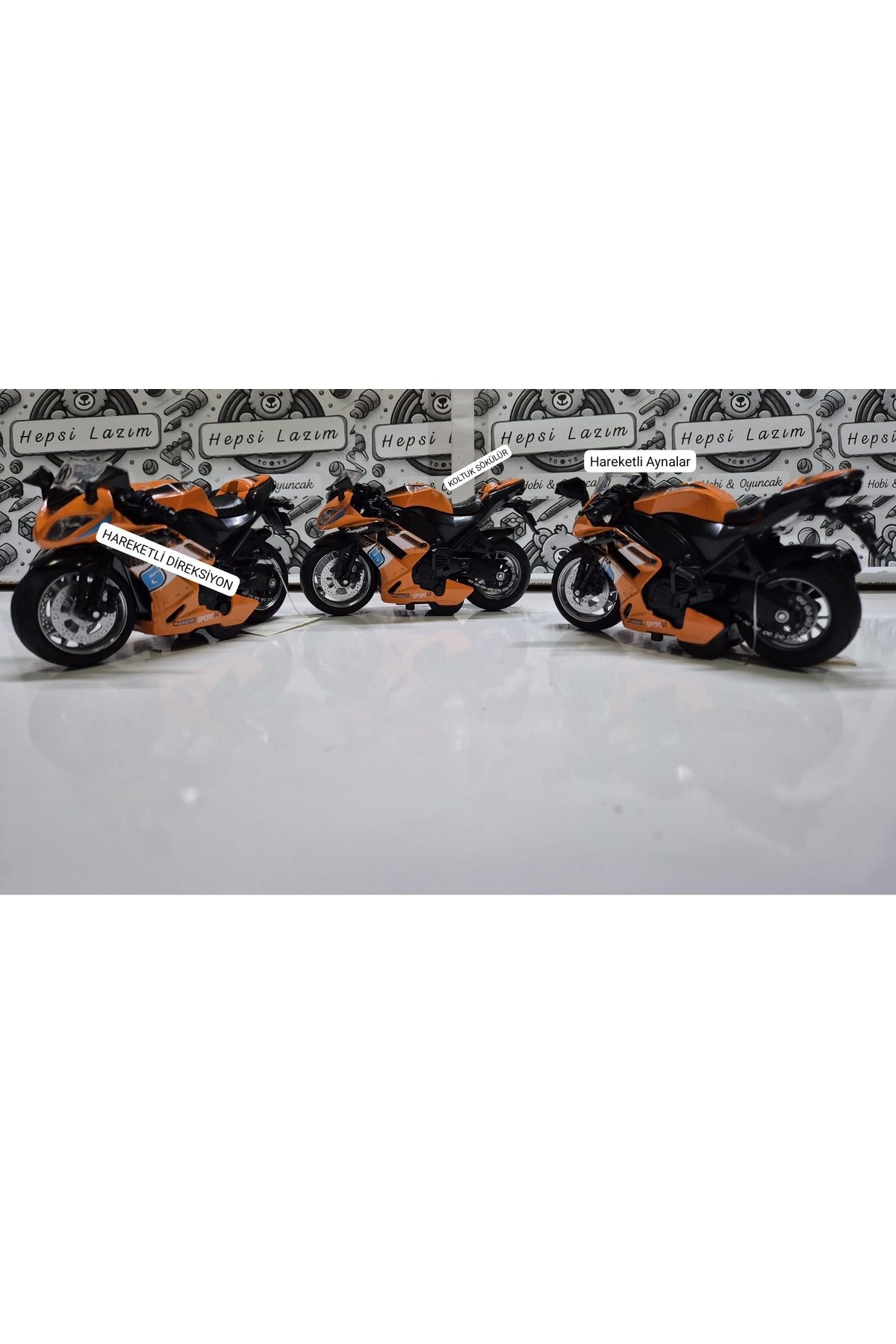 Honda CBR Oyuncak Motor Diecast Motorsiklet Metal Model Araç Çek Bırak Koleksiyon 13 CM