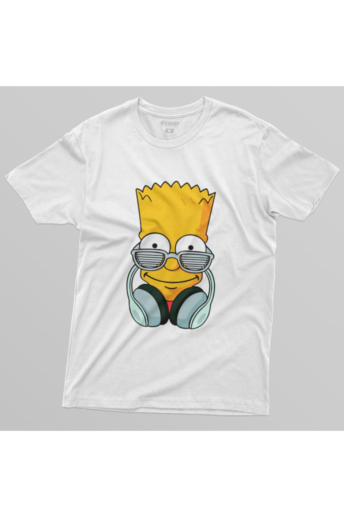 Bart Simpsons Headphone Erkek Tişört