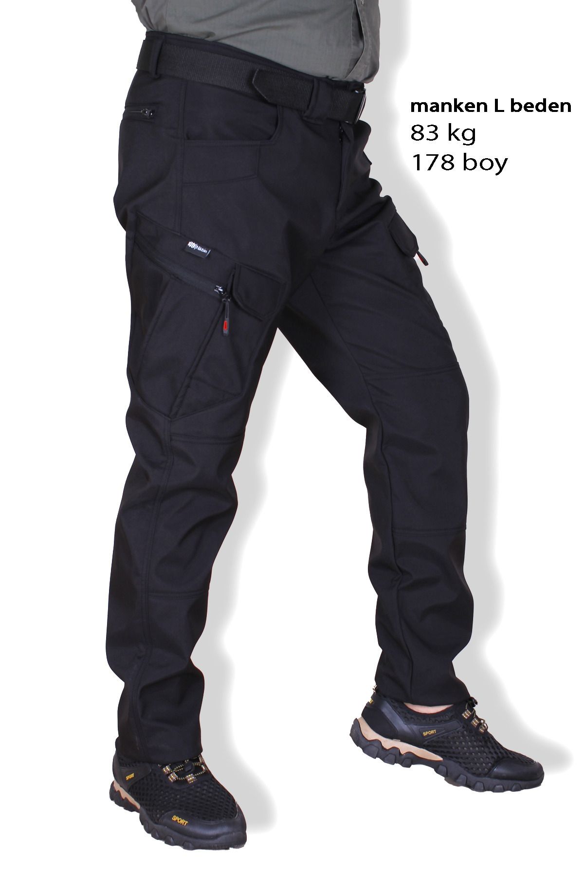 NikbinOutdoor PantolonSoftshell Polarlı Su Rü...