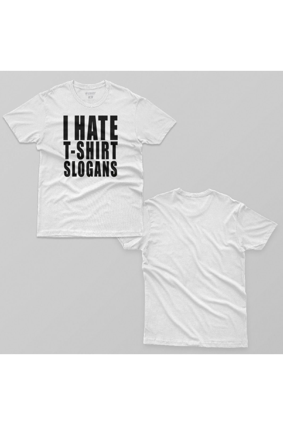 Crazy I Hate T Shirt SlogansErkek Tişört