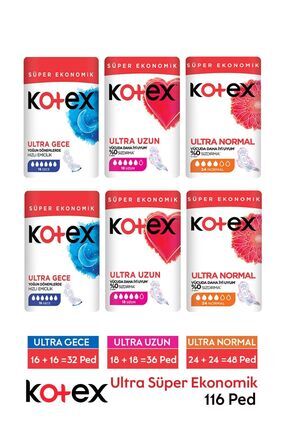 Ultra Süper Ekonomik Paket Gece Normal Uzun X 6 Paket Image 0