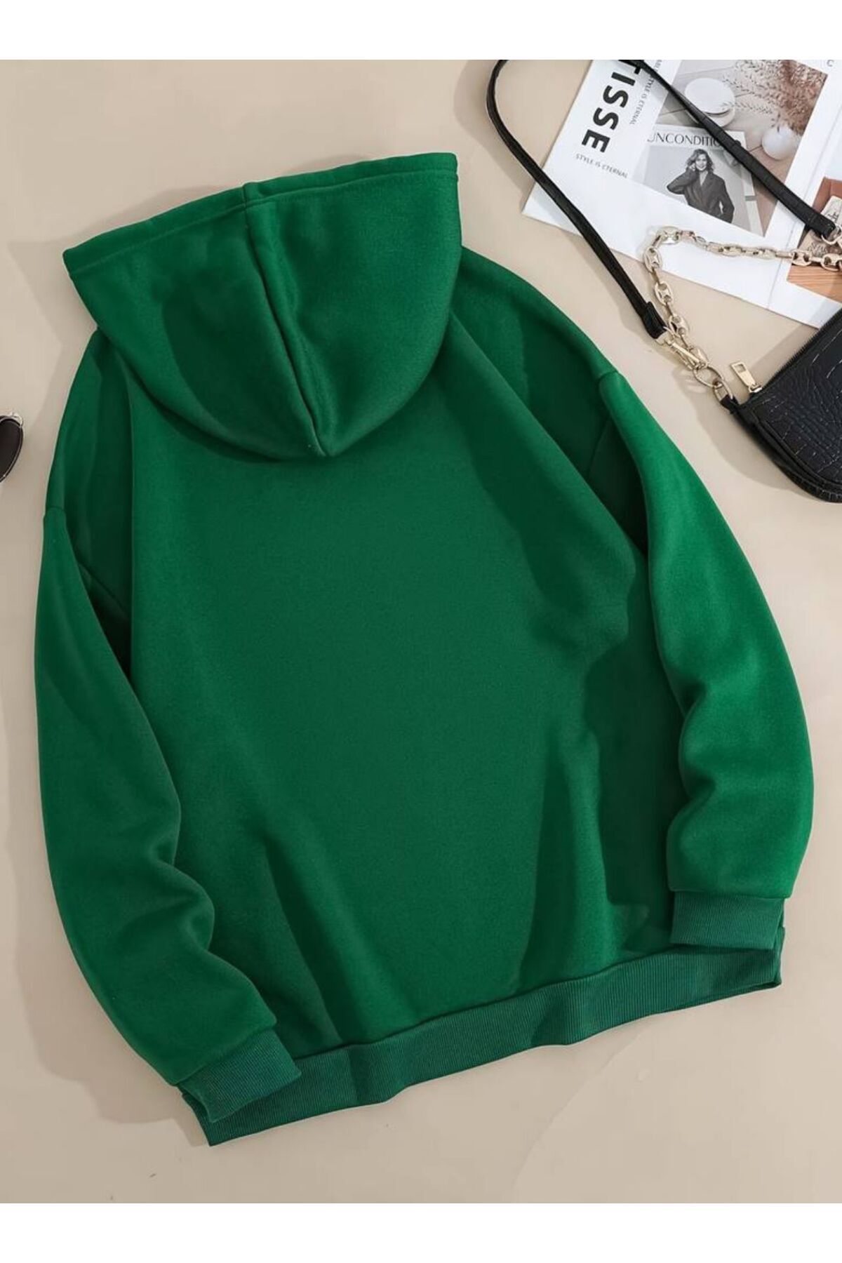 Gülen Yüz Baskılı Yumuşacık Sweatshirt