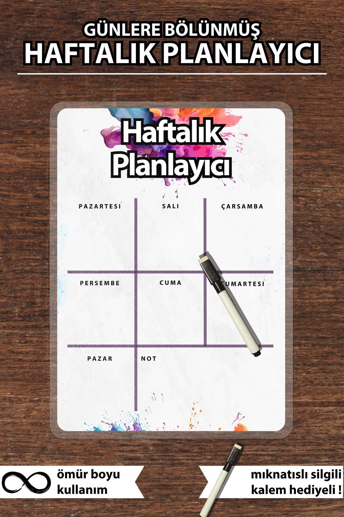 caps Ömür Boyu KullanılabilirHaftalık Planlay...