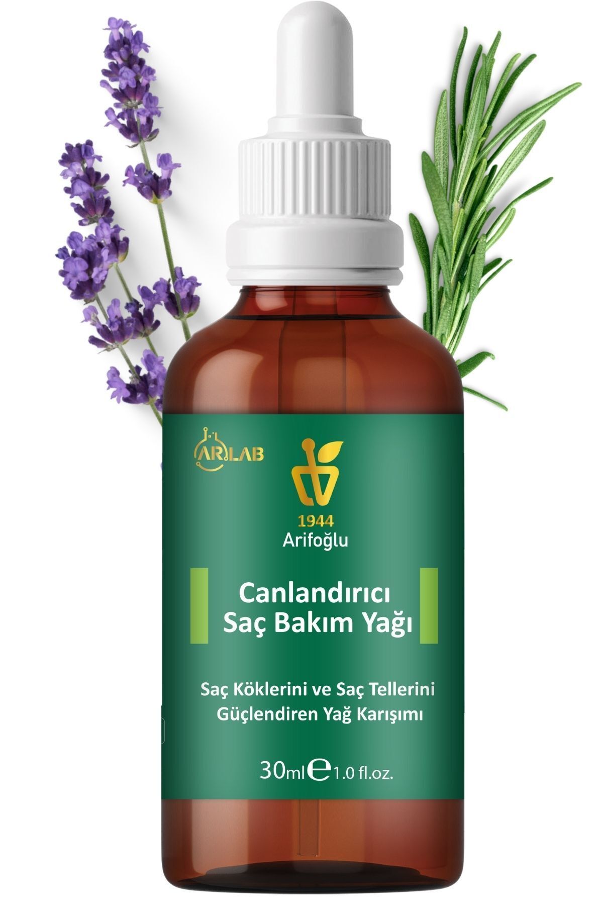 Canlandırıcı Saç Bakım Yağı 30ml - Saç Köklerini Ve Saç Tellerini Güçlendiren Yağ Arlab