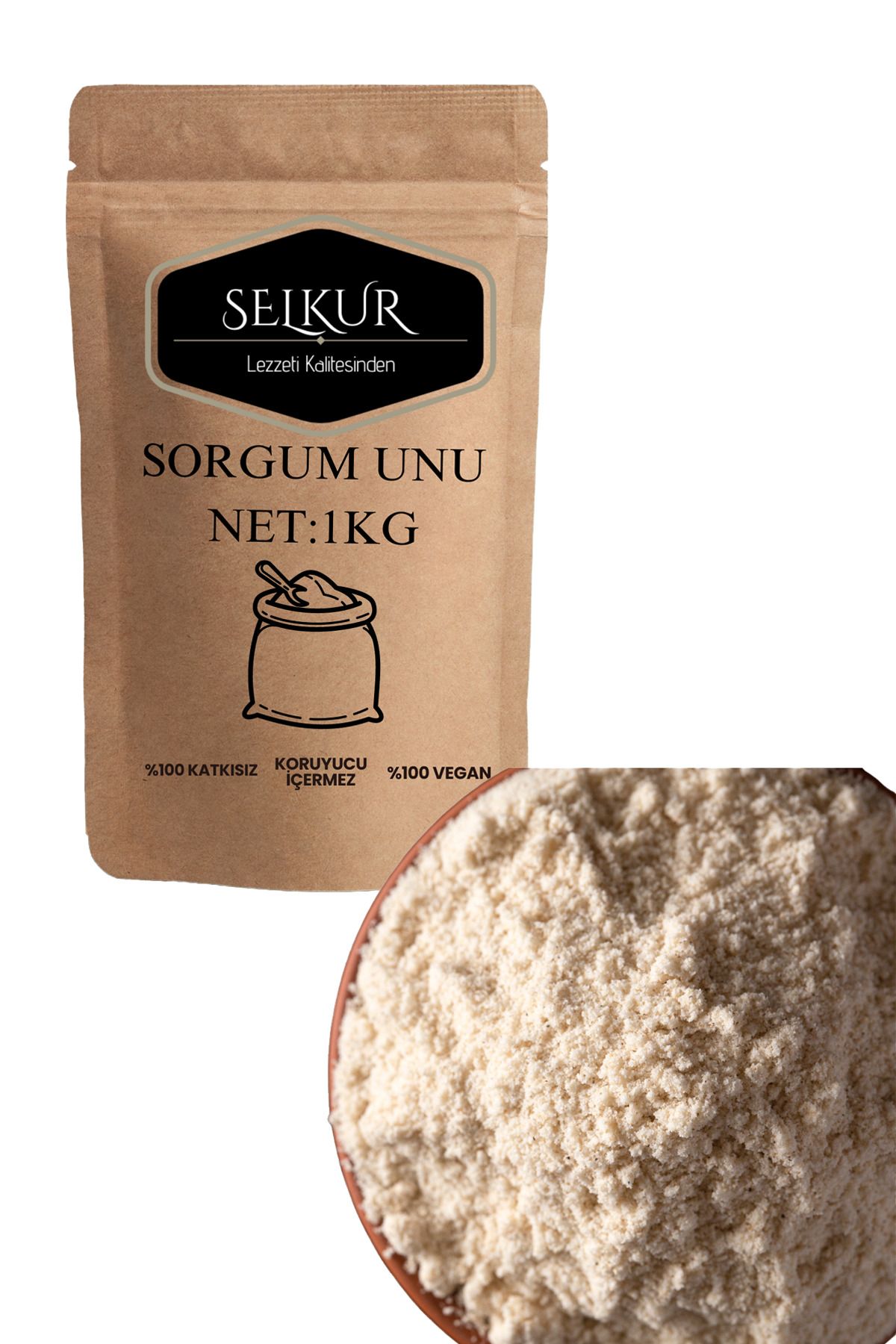 SELKURSORGUM UNU (GLUTENSİZUN) 1 KG