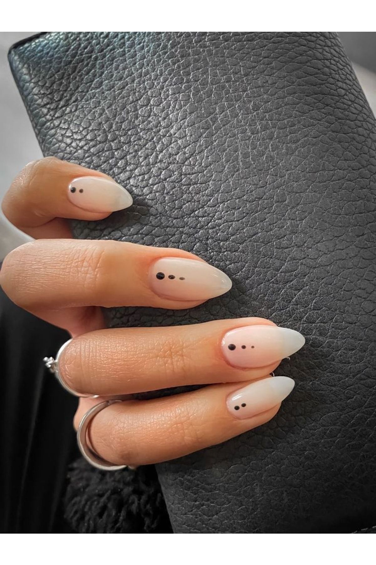 RubaTrend Protez Badem ModelNoktalı Nail Art...