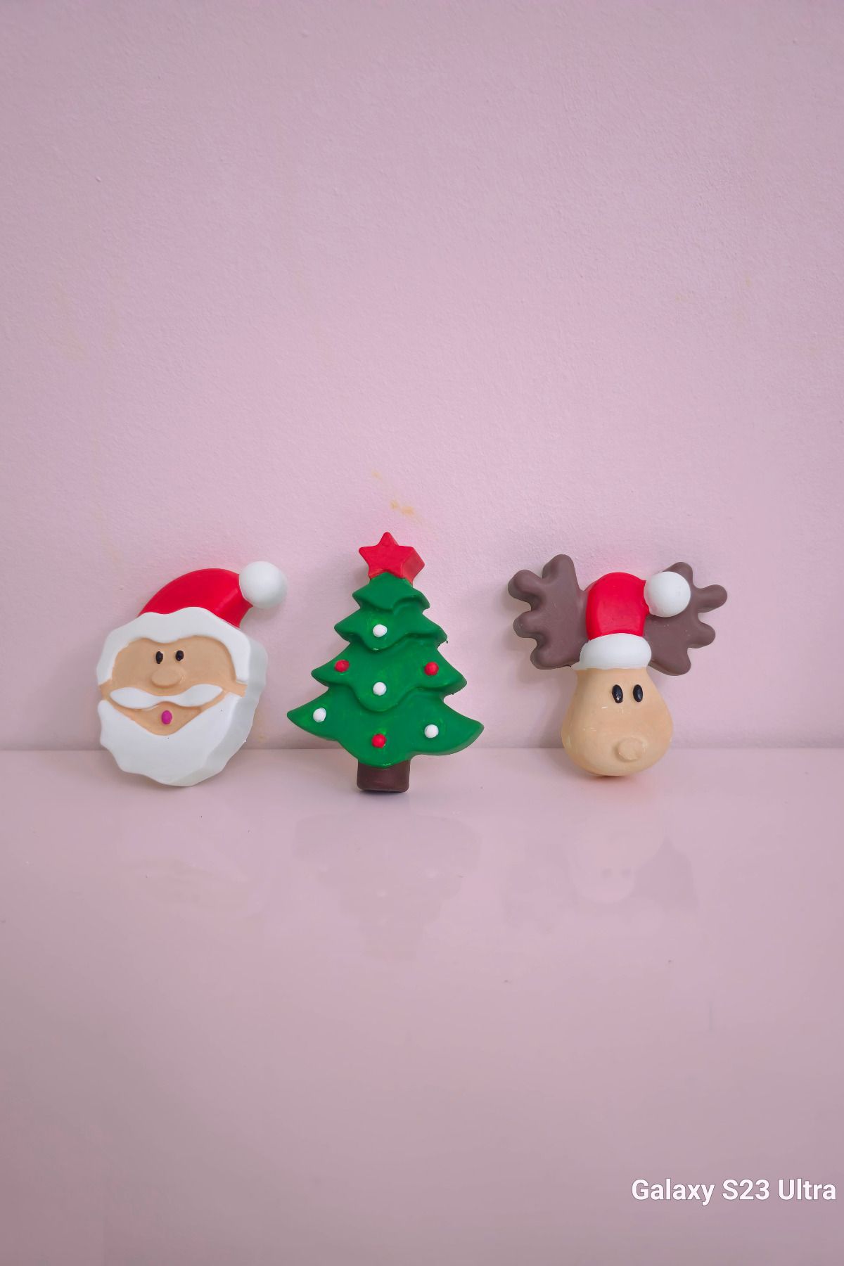 Eğitici Etkinlik Yılbaşı-Noel-Christmas 3'lü Set 2 Boyutlu 8 cm