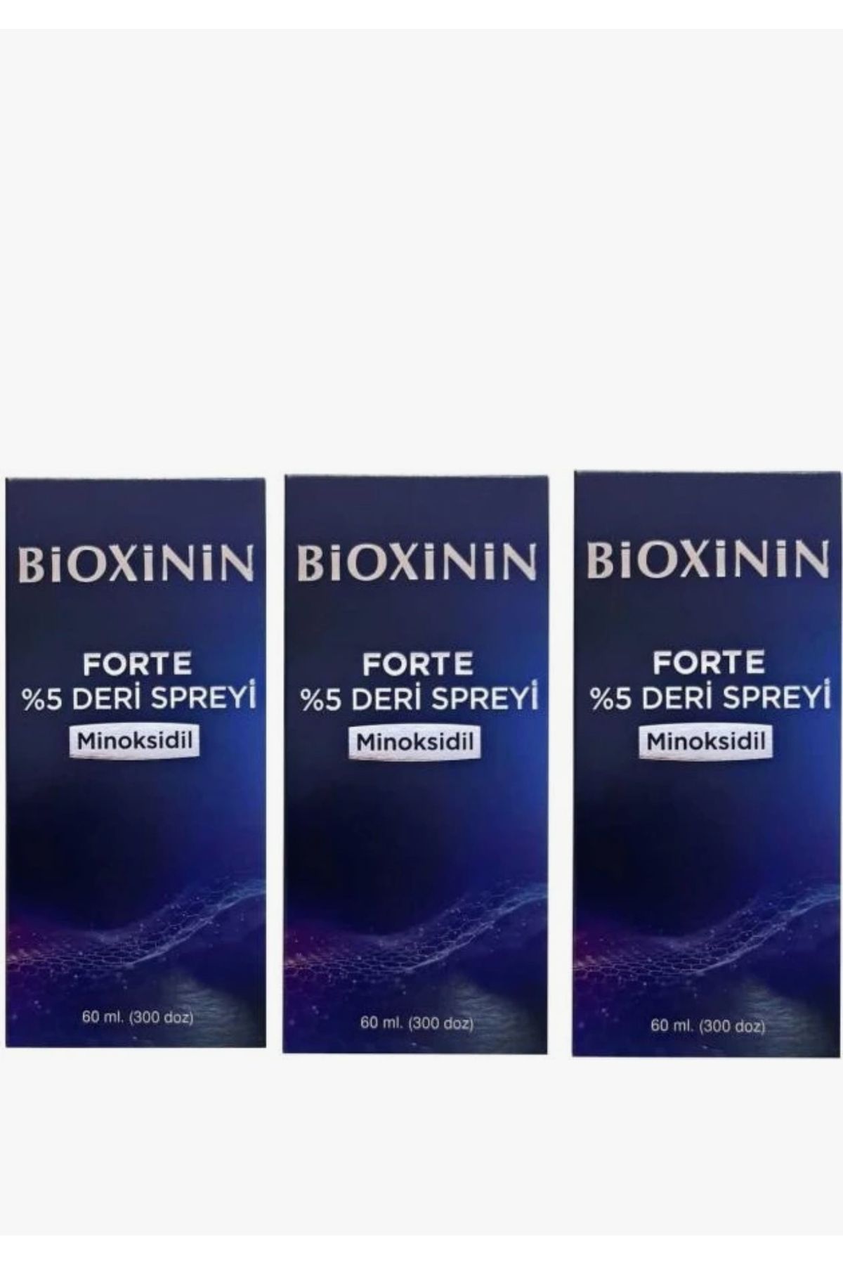 Bioxinin Minoksidil %5 DeriSpreyi 60 ml 3 Ade...