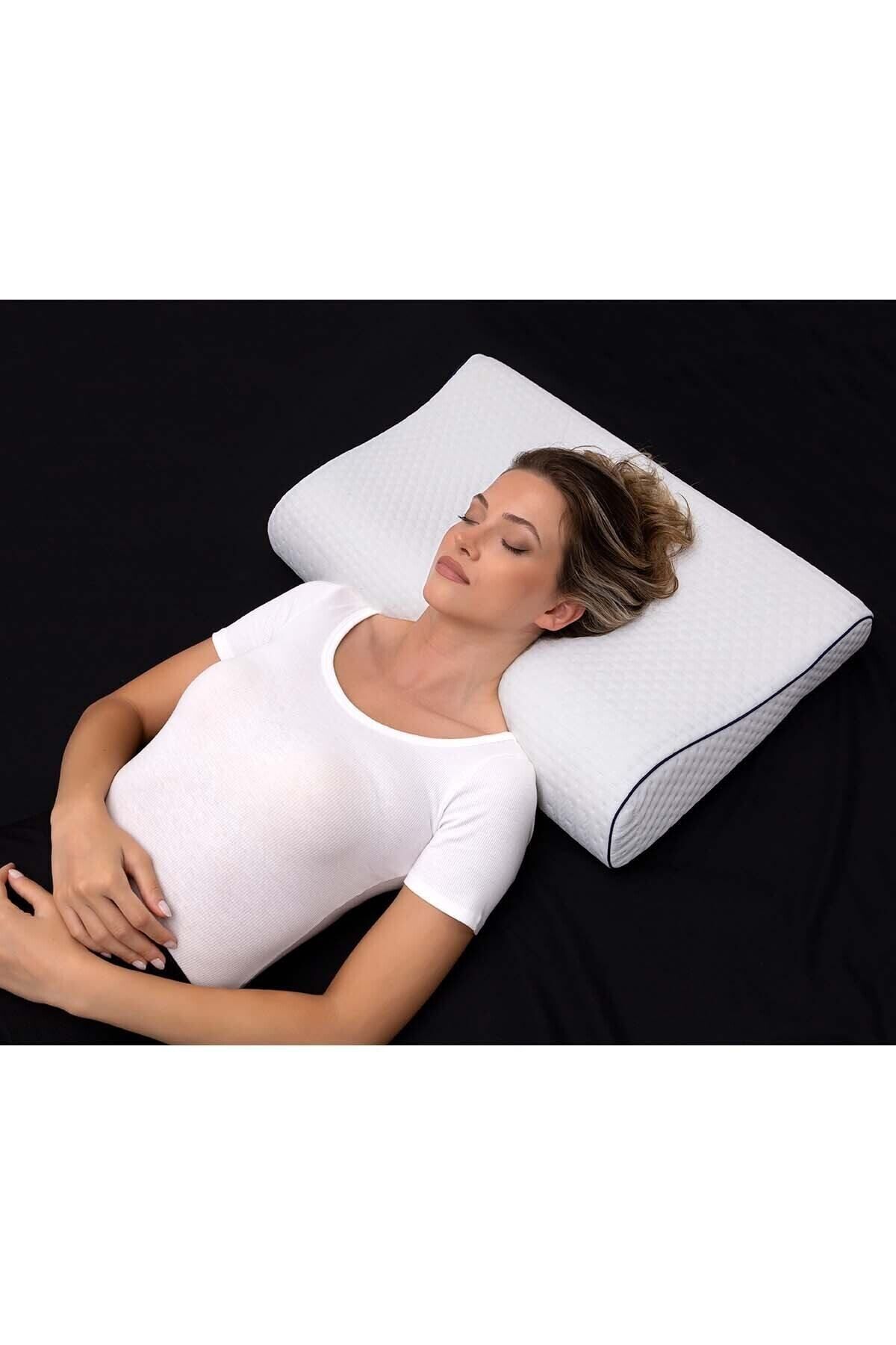 Ortopedik Boyun Destekli Yastık Orthopedic Pillow 60x40x10/8 cm