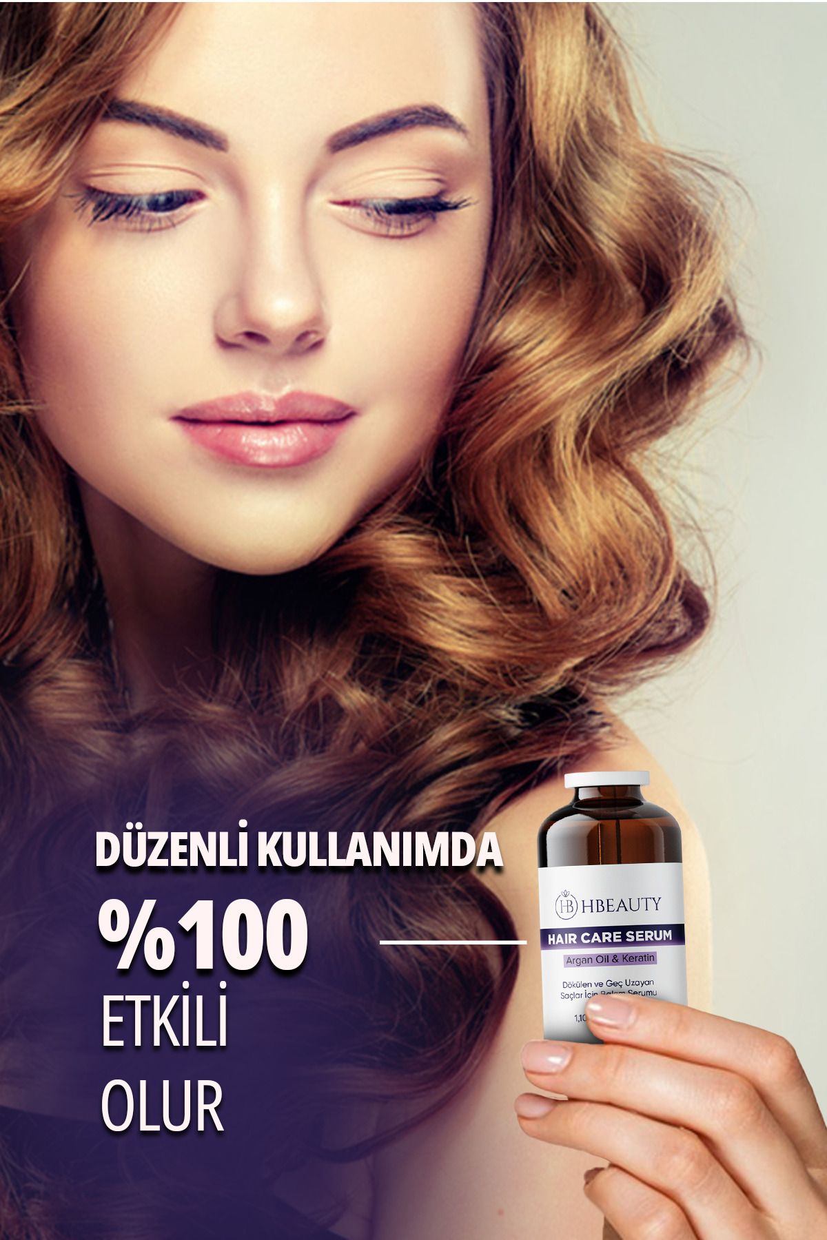 Hızlı Saç Uzatma Serumu Argan Ve Keratin Özlü Dökülme Karşıtı