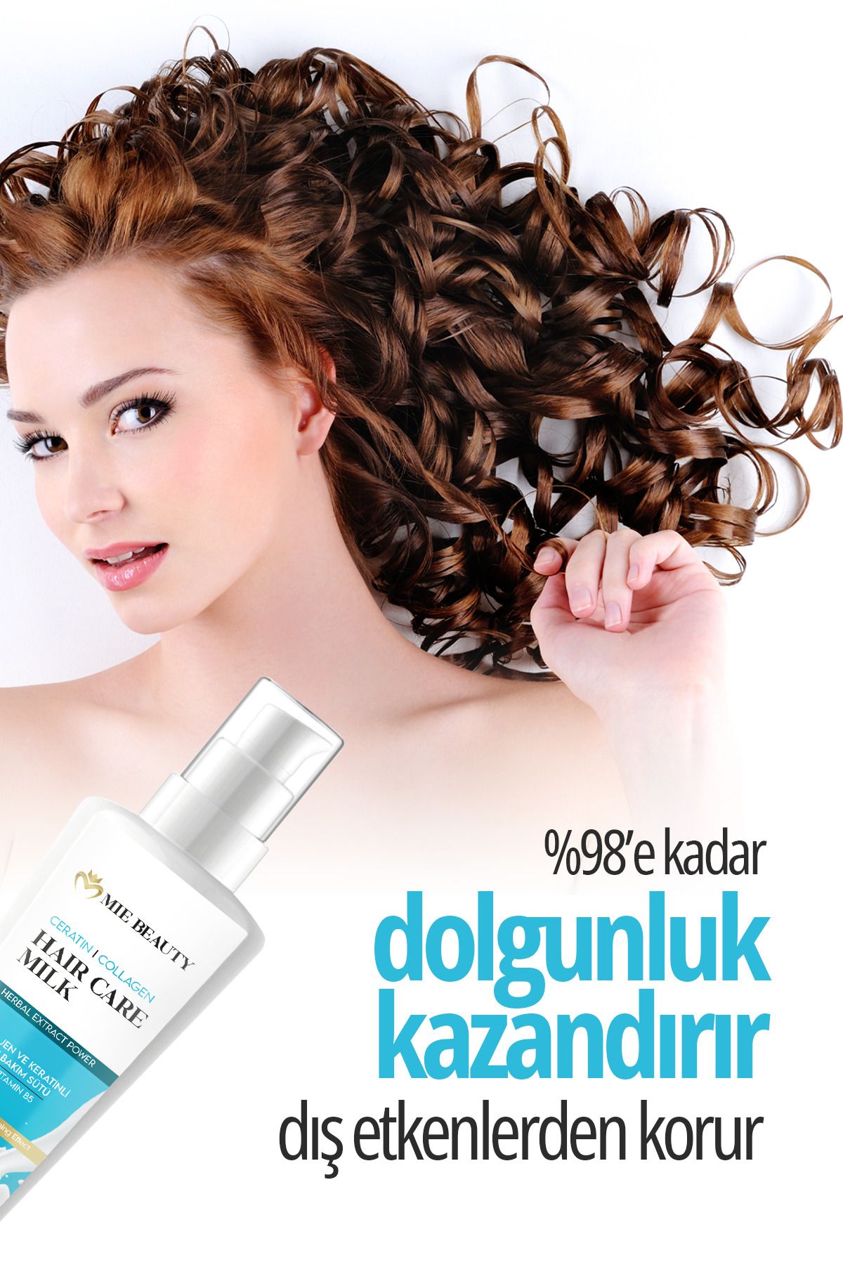 Keratin Kolajen Milk Saç Bakım Sütü, Kolay Tarama Spreyi 125 ml