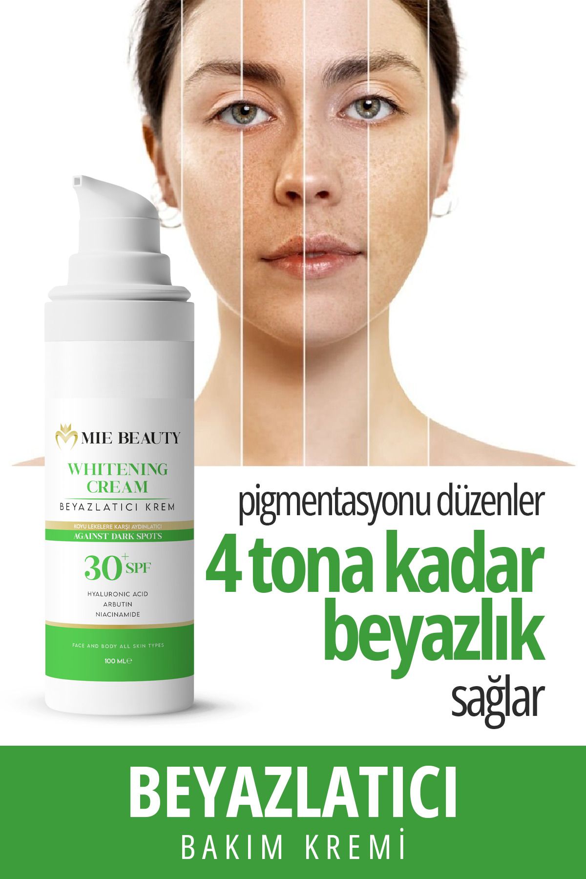 Koltuk Altı-diz-dirsek Ve Bikini Bölgesi Cilt Beyazlatıcı Krem 100 ml Skin Whitening Cream