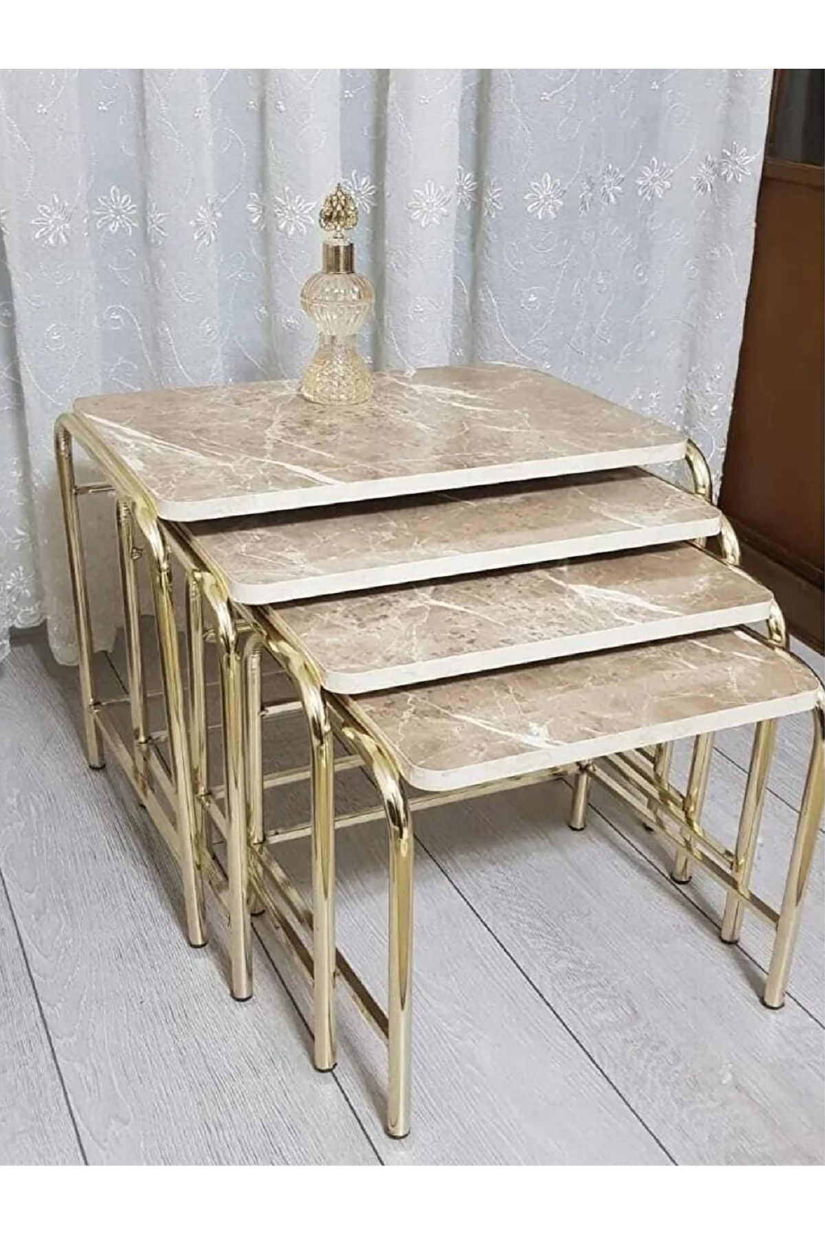 HOMEBELLA Mezzaluna ConceptGold Metal 4 lü Lü...