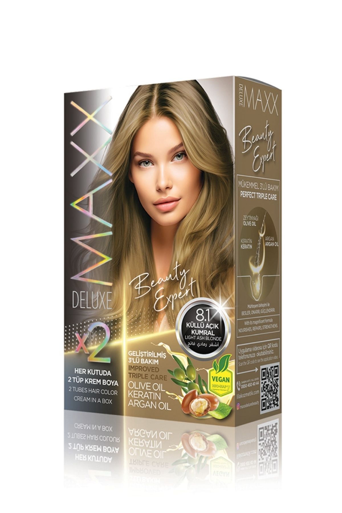 MAXX DELUXEBeauty Expert 8.1Küllü Açık Kumral...