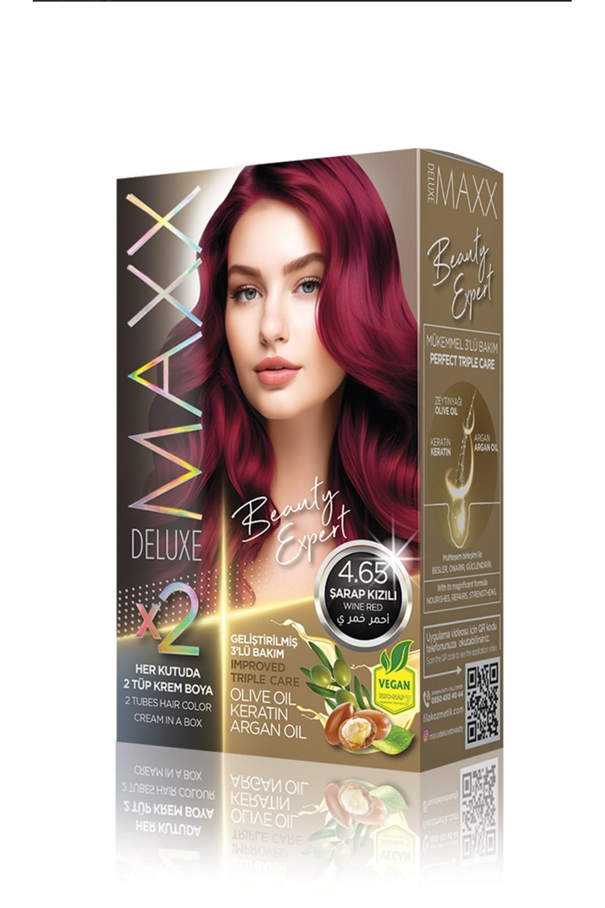 MAXX DELUXEMaxx BeautyExpert 4.65 Şarap Kızıl...