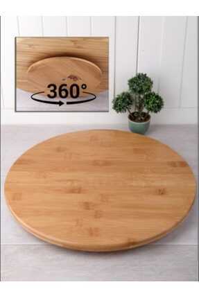 Bambu Balsa Dönerli Pizza Tahtası 36 cm  DPT36 Image 0