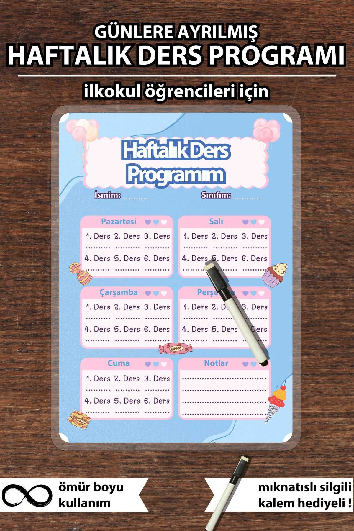 Ömür Boyu Kullanılabilir Haftalık Ders Programı