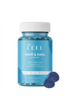 STD Vita Ceel Hair & Nail Gummies 60 Çiğnenebilir Form ( TEKLİDİR ) Image 0