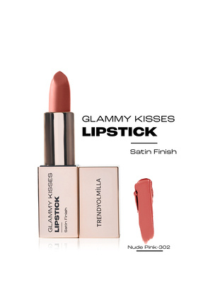 Avokado Yağı ile Nemlendiren Saten Bitişli Ruj Nude Pink-302 TKZAW25RJ00001 Image 5