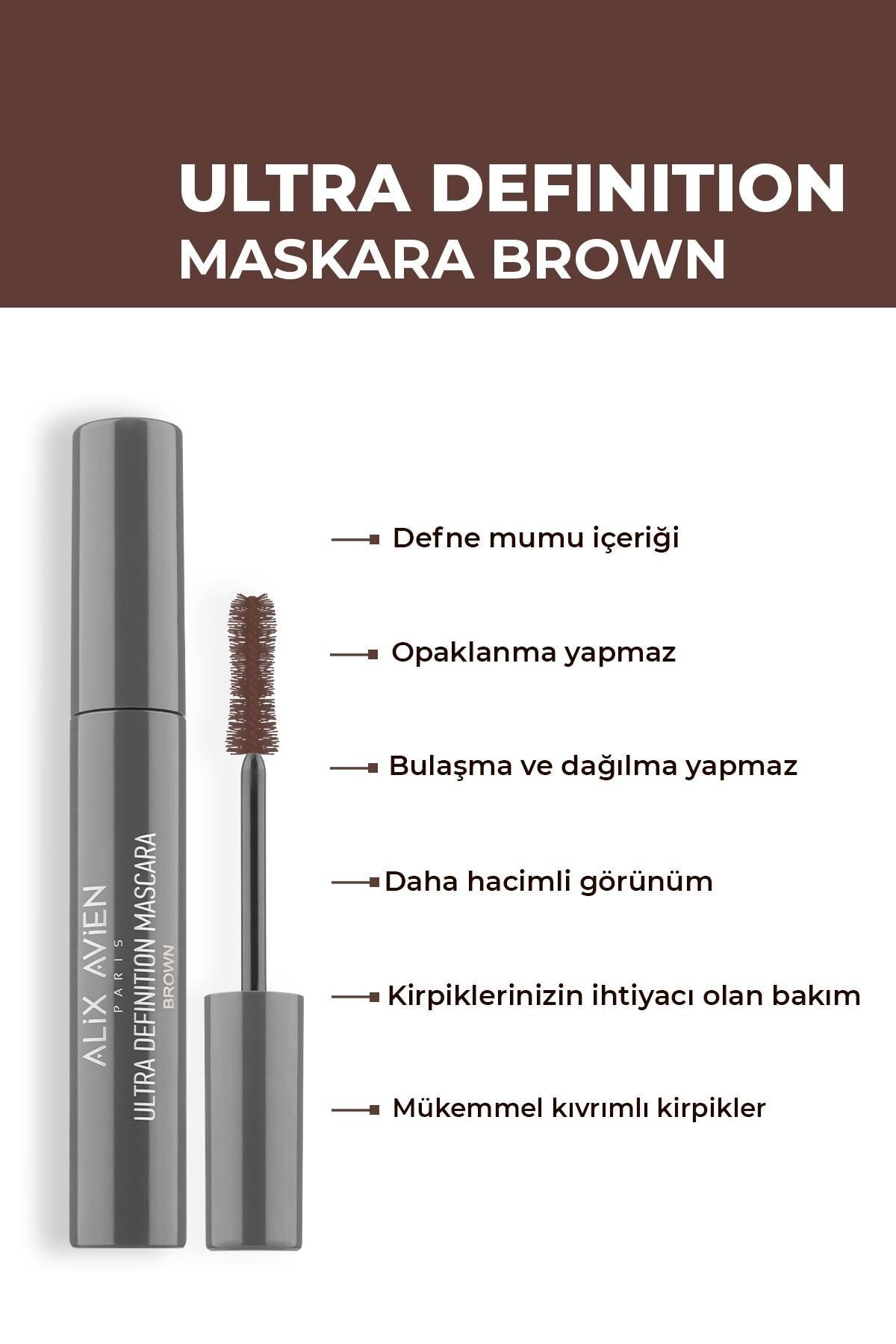 Alix AvienUltra DefinitionMascara Brown - Kus...