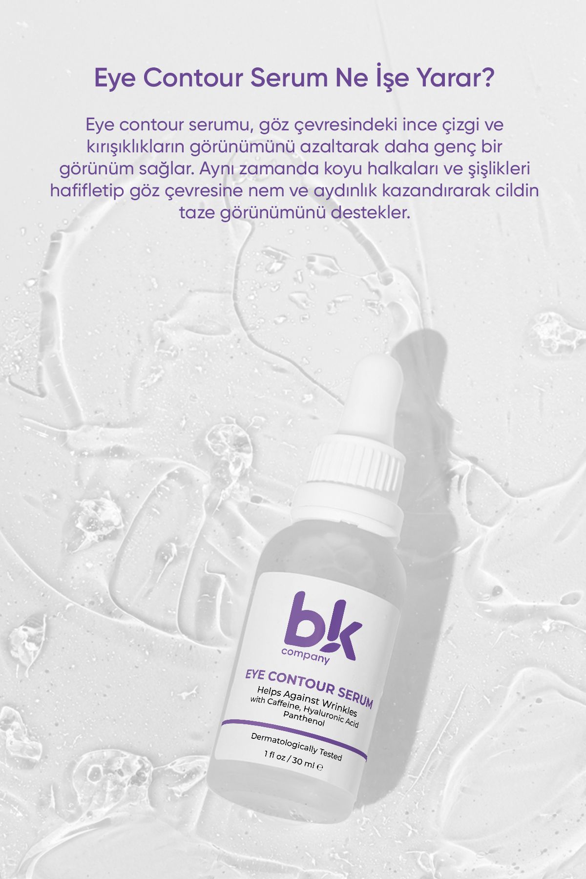 Göz Altı Aydınlatıcı Ve Kırışıklık Karşıtı Bakım Serumu 30 Ml (caffeine 6% - Regu Age)