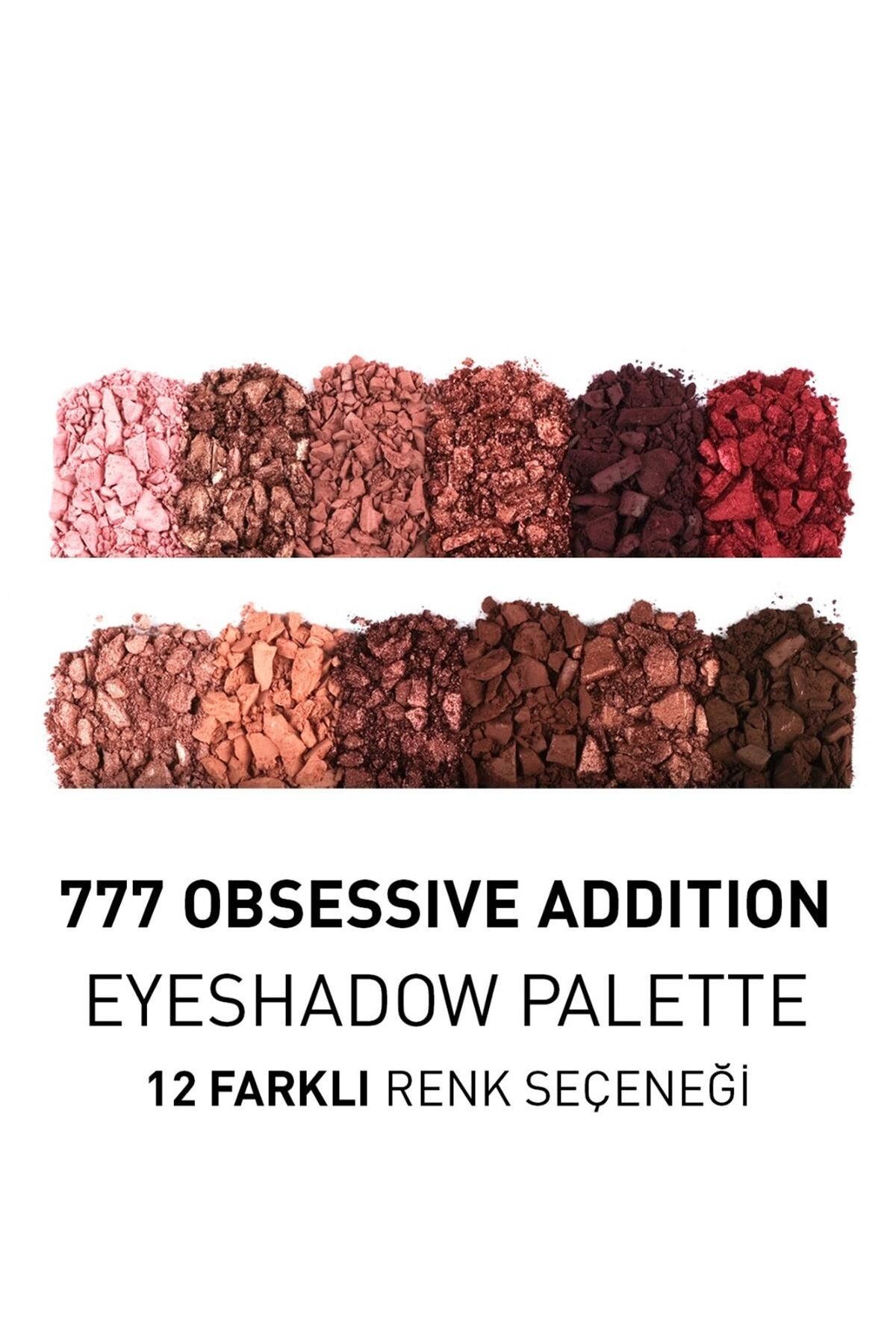 12li Far Paleti - Eyeshadow Palette 777 Obsessive Addiction 15,6 G