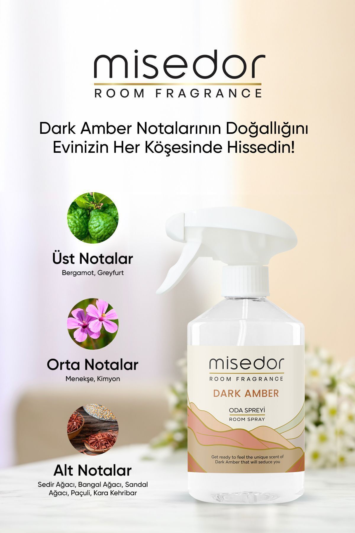 Dark Amber Oda Kokusu Sprey 500 ml