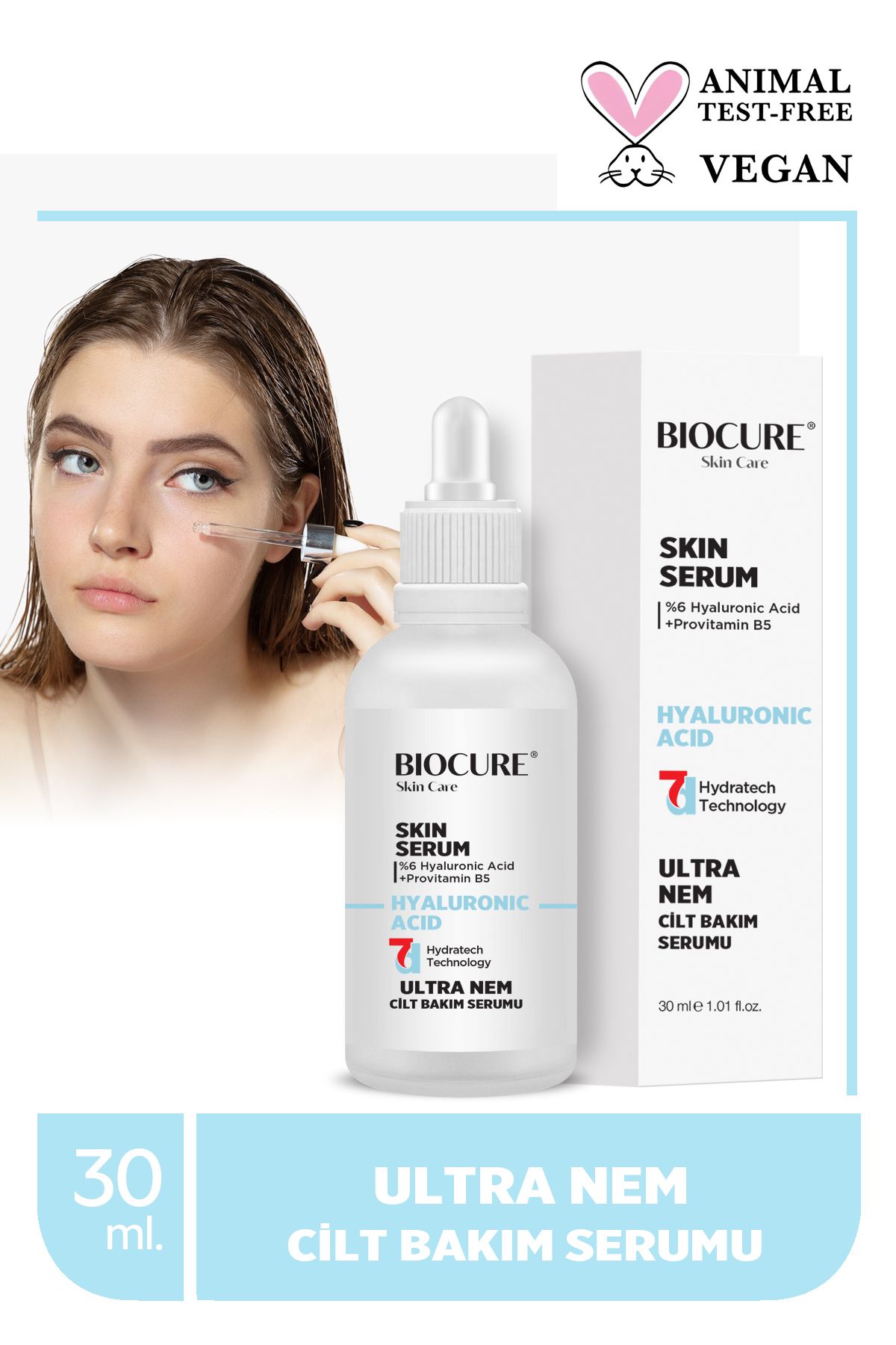 Biocure Hyaluronic Acid CiltBakım Serumu, Ult...