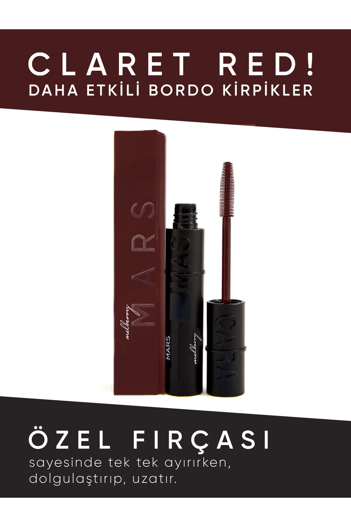 MelberryMars Mascara Bordo