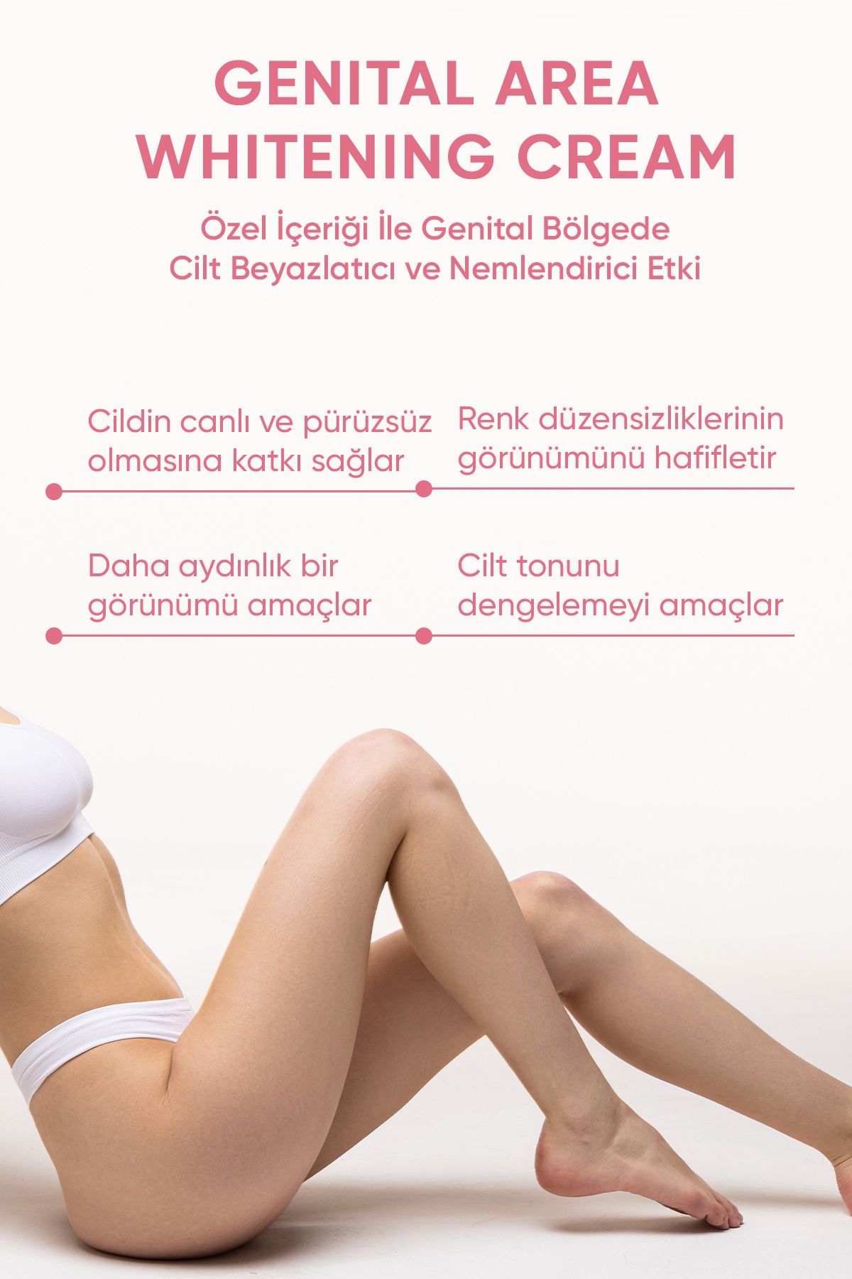 Genital Bölge Beyazlatıcı Bakım Krem 100 ml