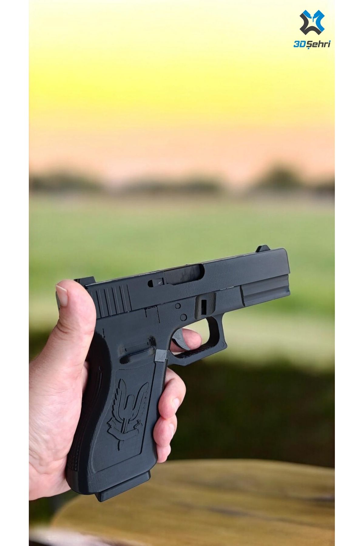 3DŞehri Glock-17 MaketiHareketli