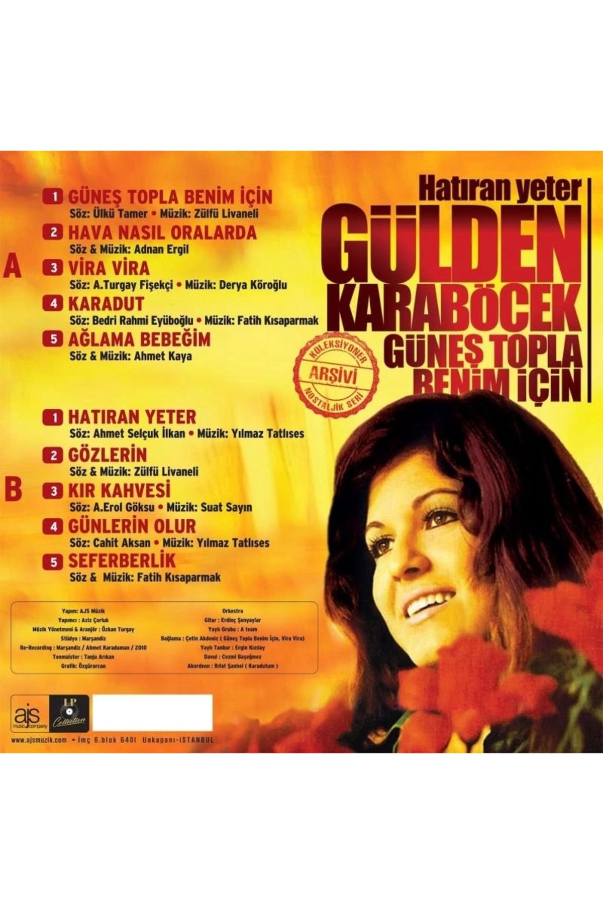 Gülden Karaböcek - Güneş Topla Benim İçin (Plak)