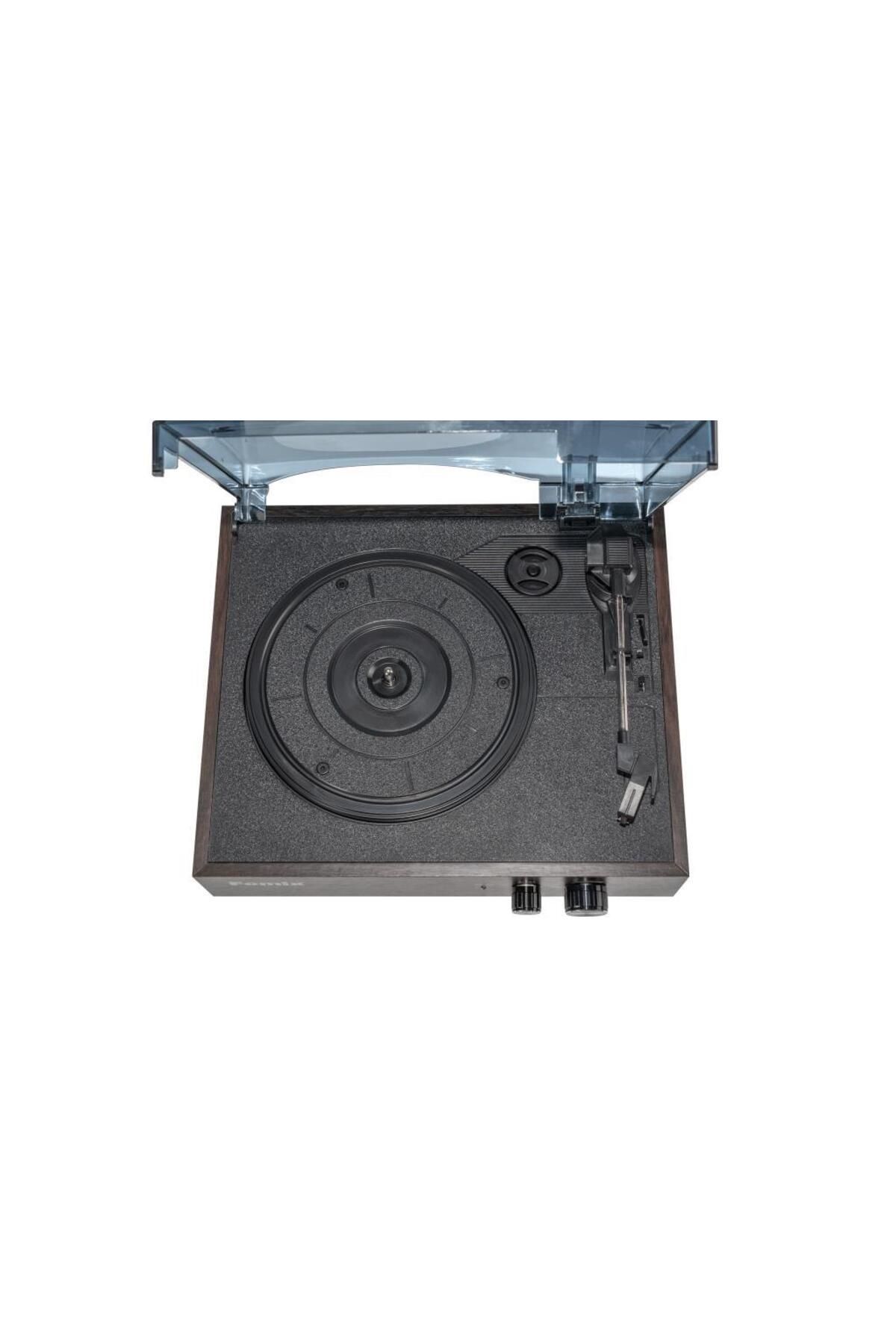 Fomix Fm200 Turntable Bluetooth Hoparlörlü Ahşap Pikap Çalar