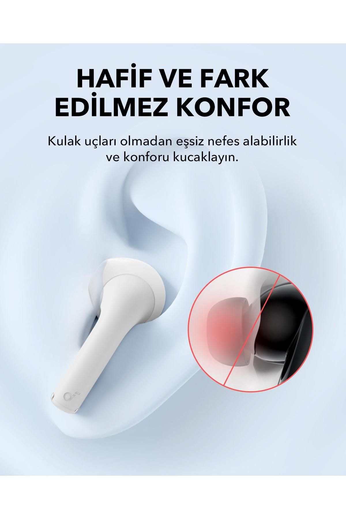 Soundcore K20i Kulak Içi Bluetooth Kulaklık - 36 Saat Çalma Süresi Beyaz A3994