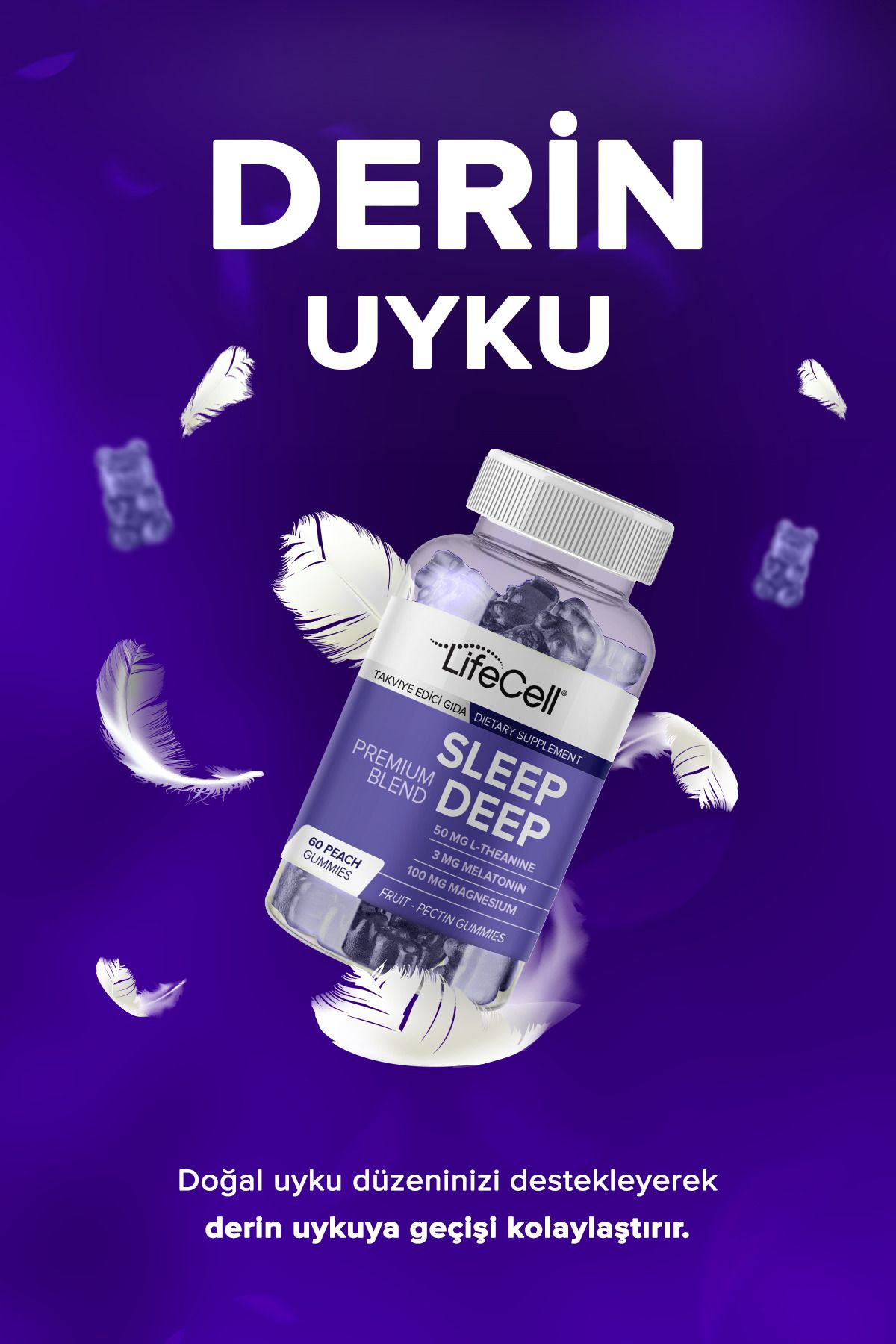 Sleep Deep - Doğal Melatonin Stressiz Ve Derin Uyku Için Kompleks Gıda Takviyesi