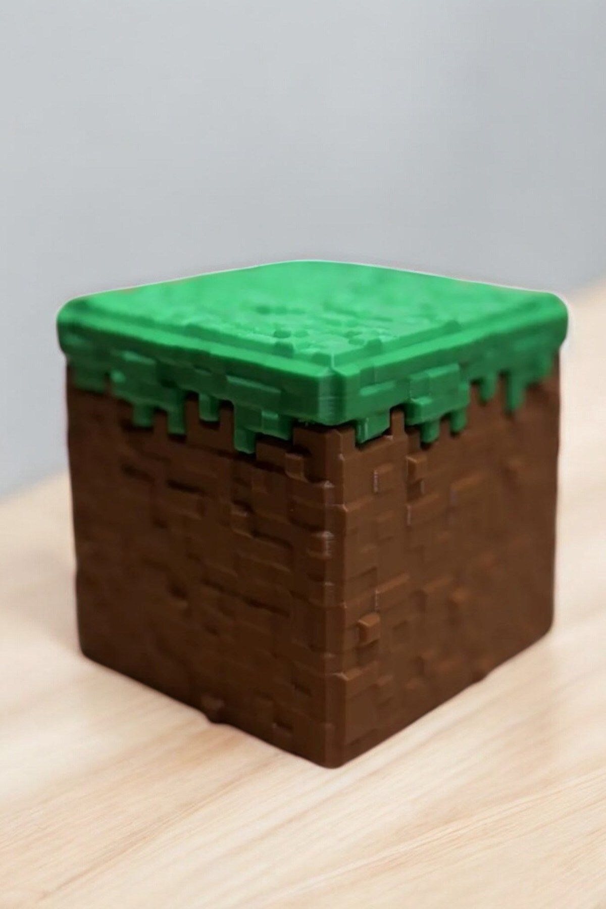 FigürDizayn Minecraft 7 cmÇimen Bloğu Saklama...