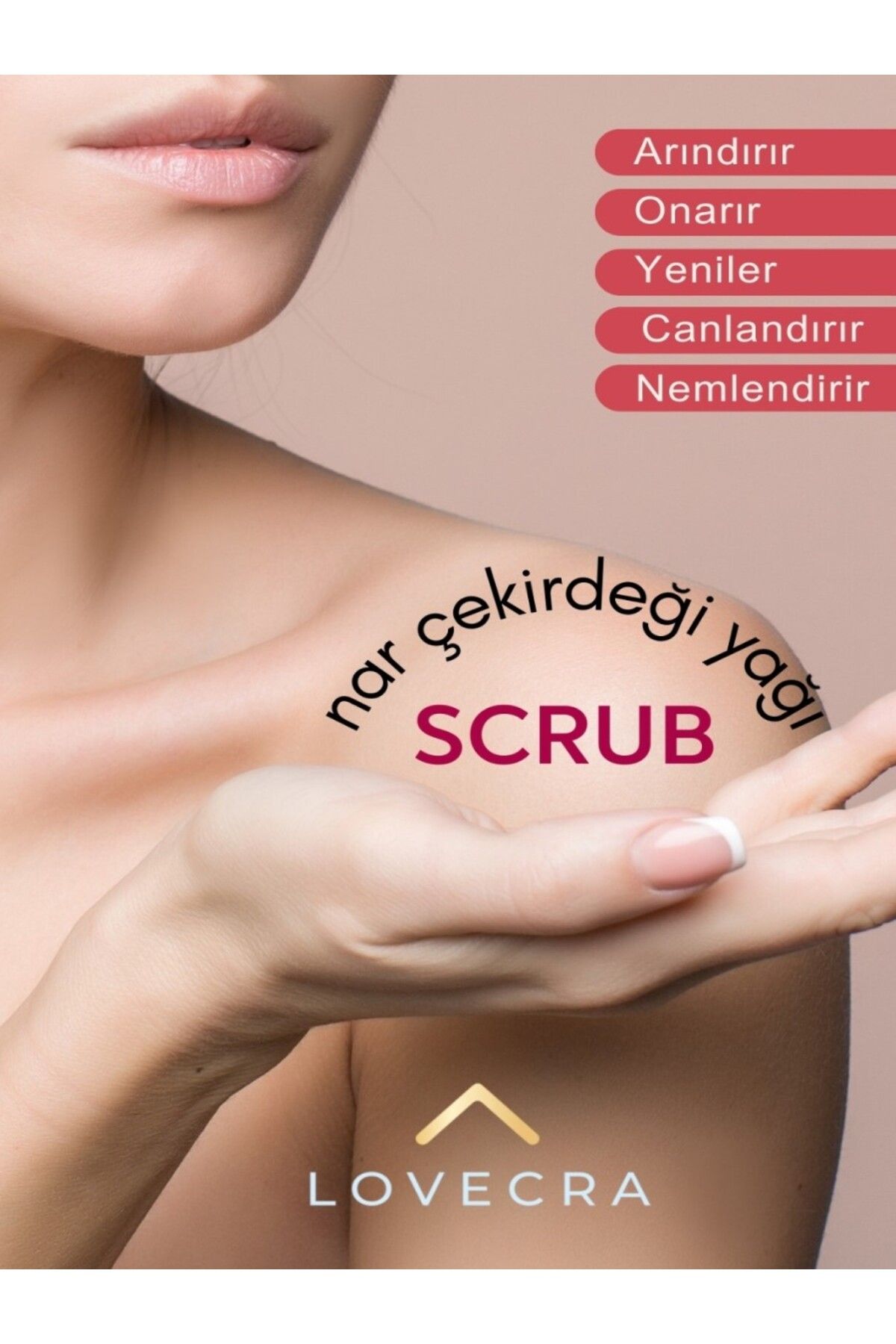 Body Scrub El Besleyici Arınıdırıcı Bakım Kremi Nemlendirici Vücut Peelingi 300 gr