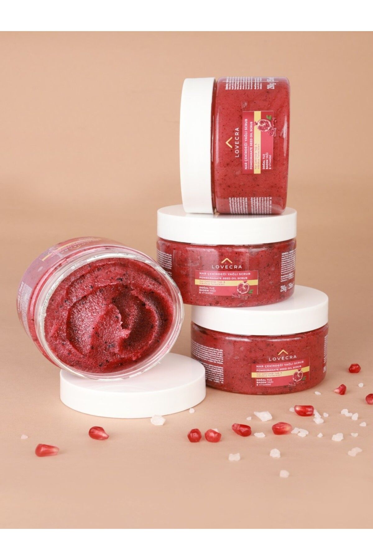 Body Scrub El Besleyici Arınıdırıcı Bakım Kremi Nemlendirici Vücut Peelingi 300 gr