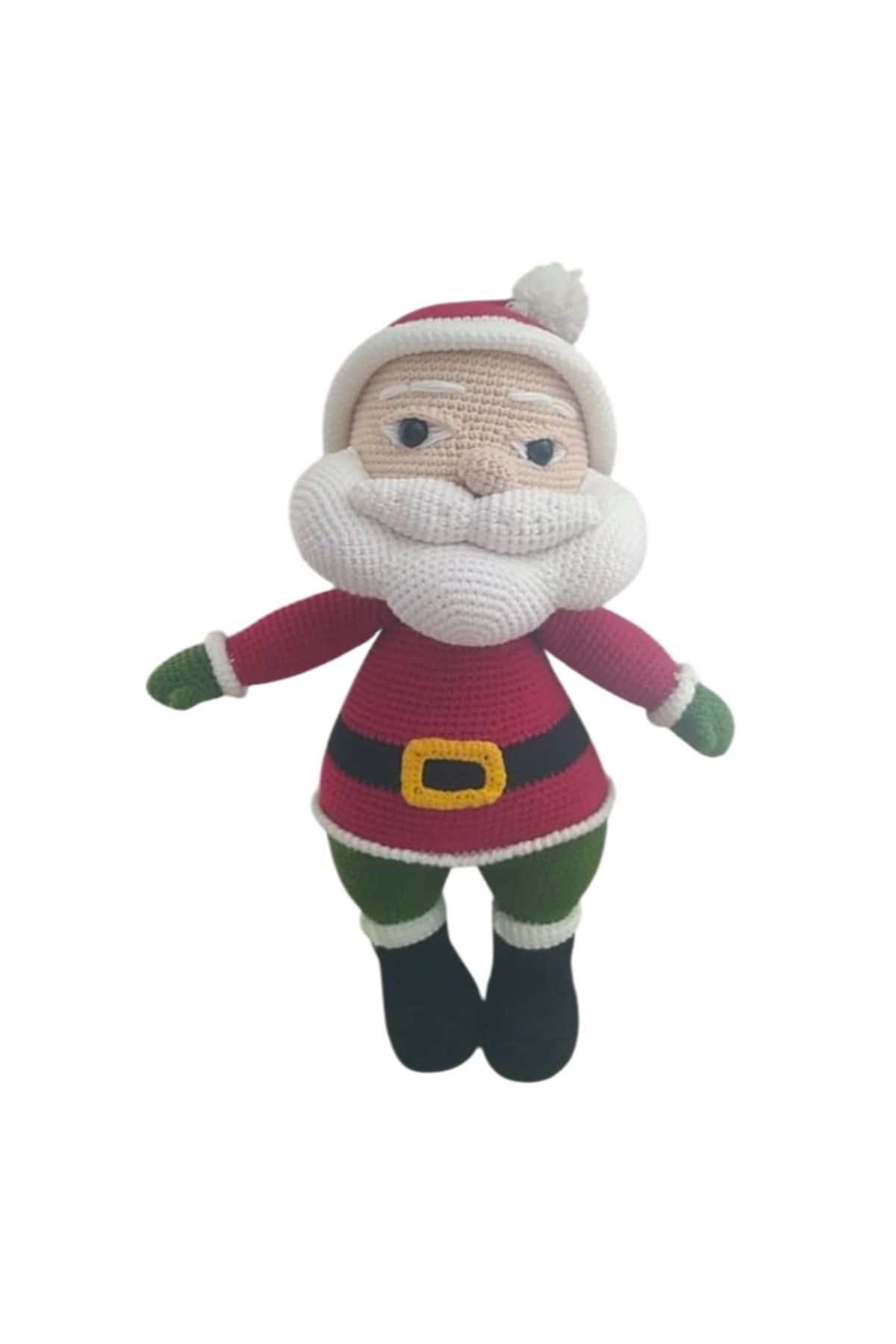 Amigurumi Organik el yapımı oyuncak  Noel Baba Bebek